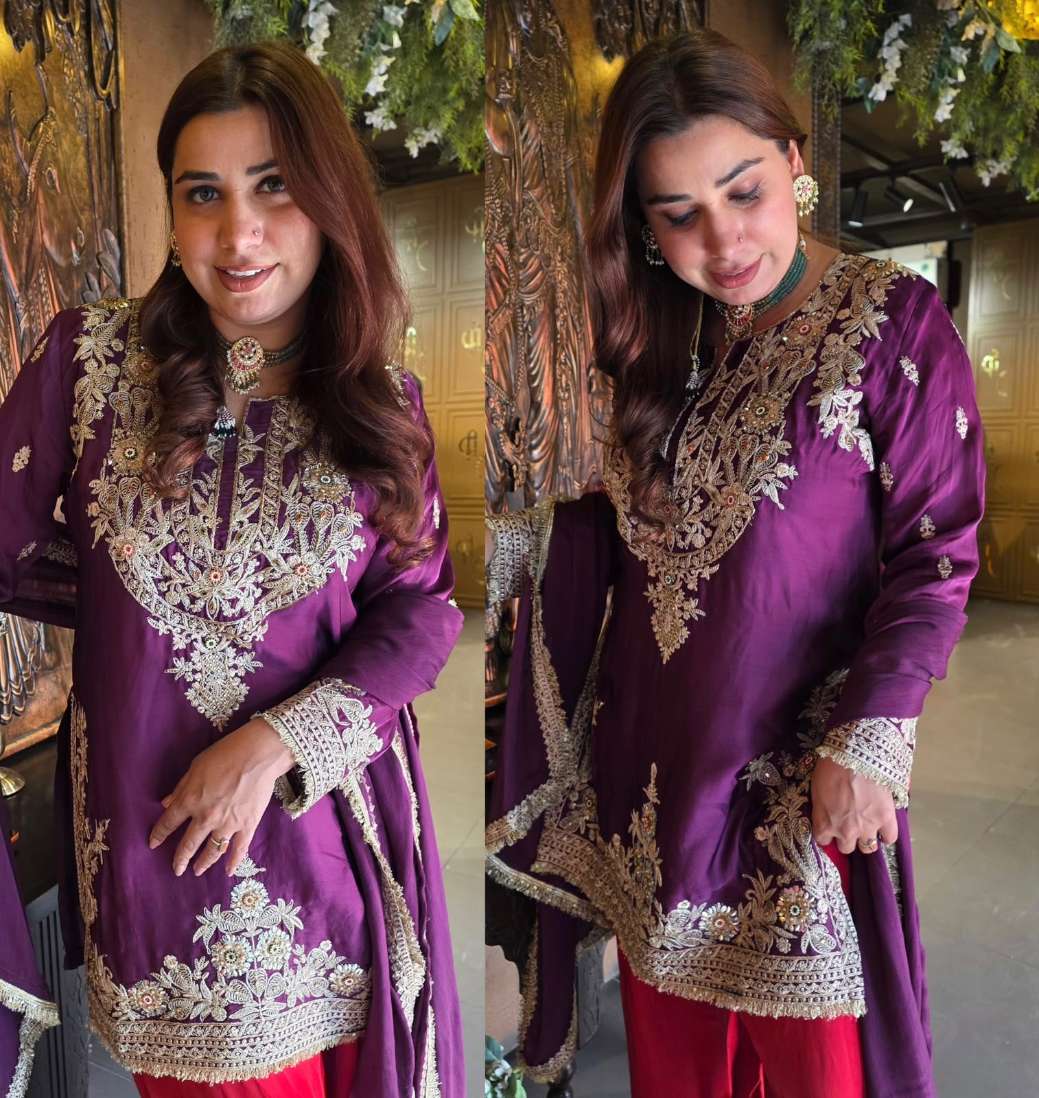 Embroidered Ethnic Kurta Set