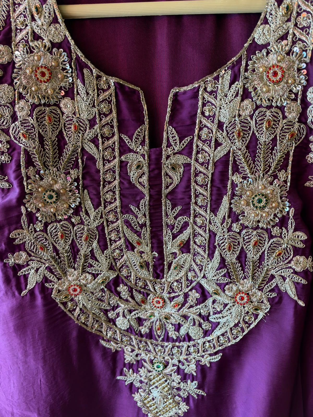 Embroidered Ethnic Kurta Set
