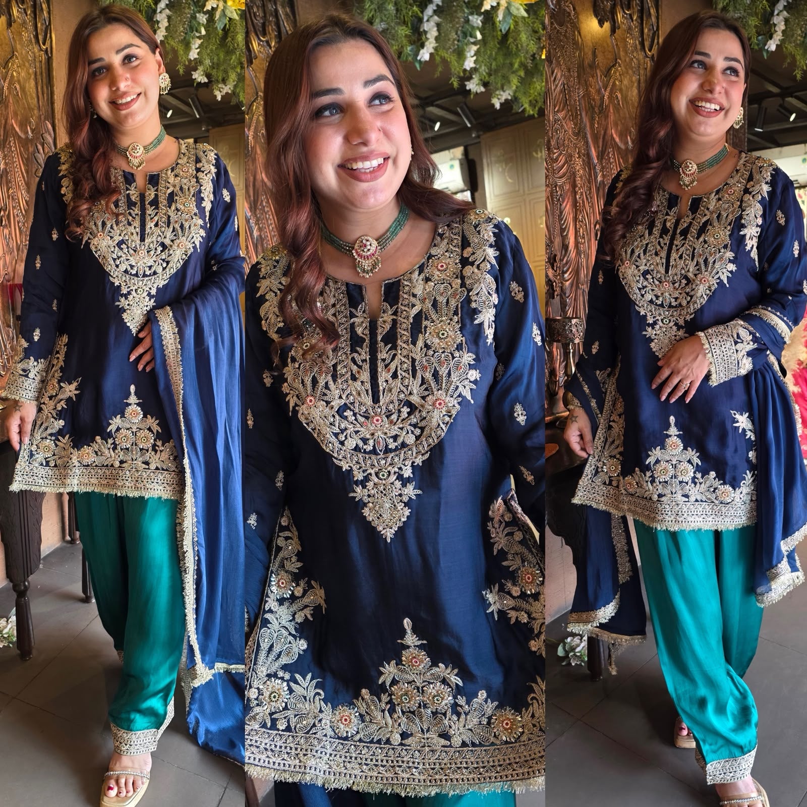 Embroidered Ethnic Kurta Set