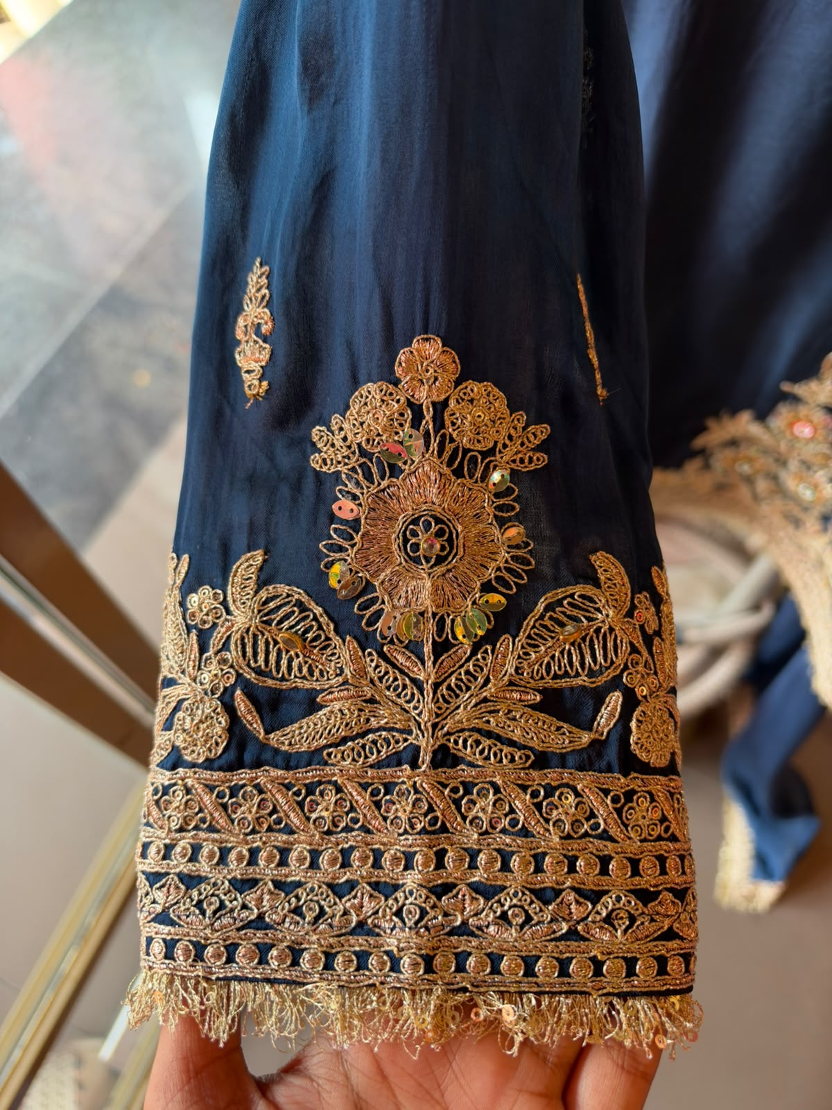 Embroidered Ethnic Kurta Set