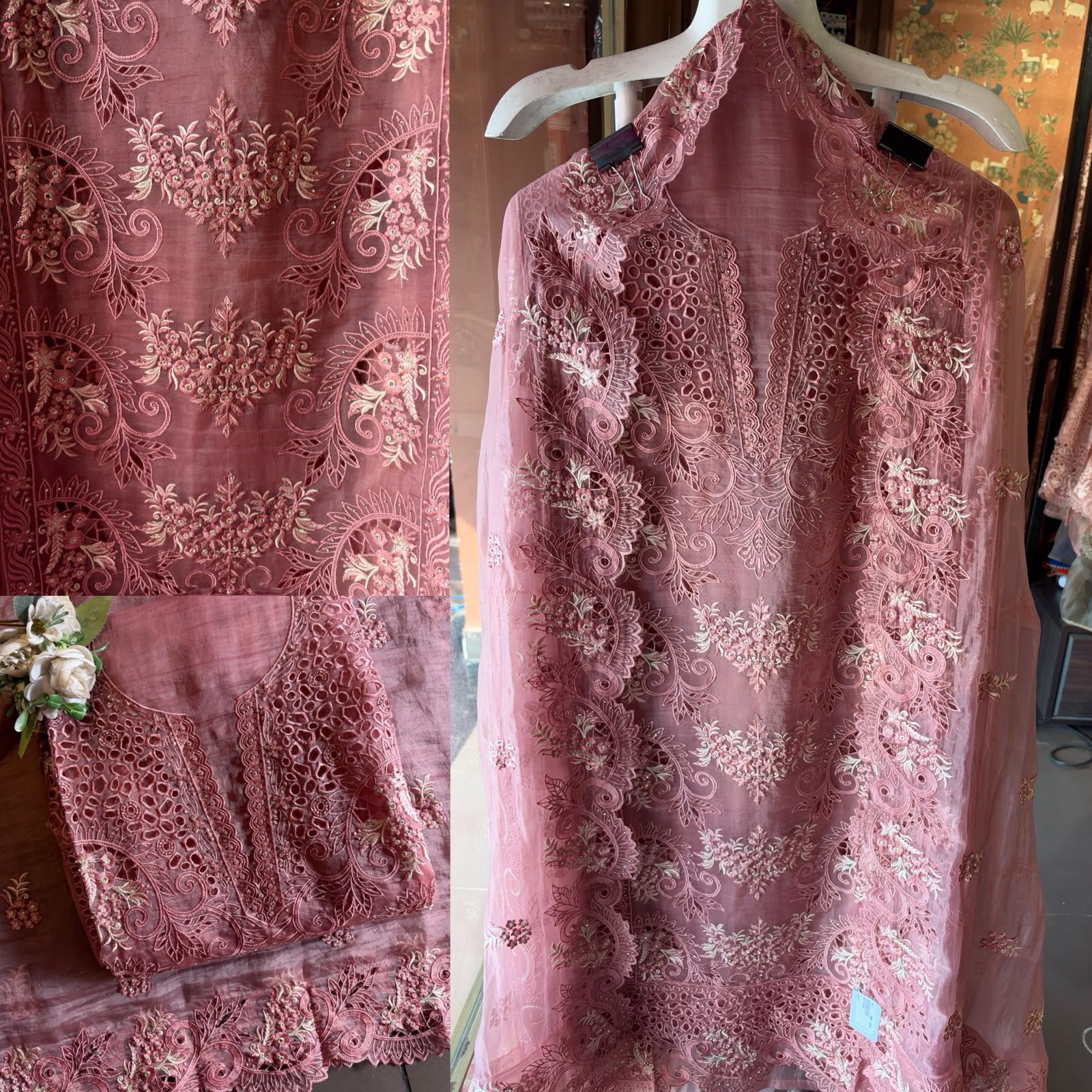 Designer Heavy Embroidered Pakistani Suit Set