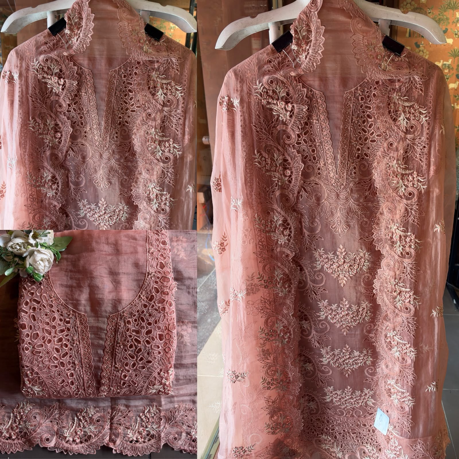 Designer Heavy Embroidered Pakistani Suit Set