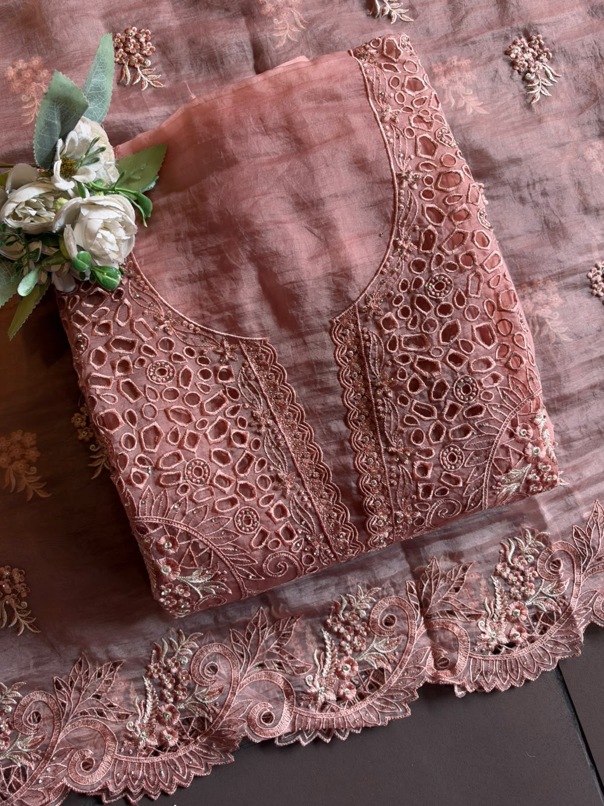 Designer Heavy Embroidered Pakistani Suit Set