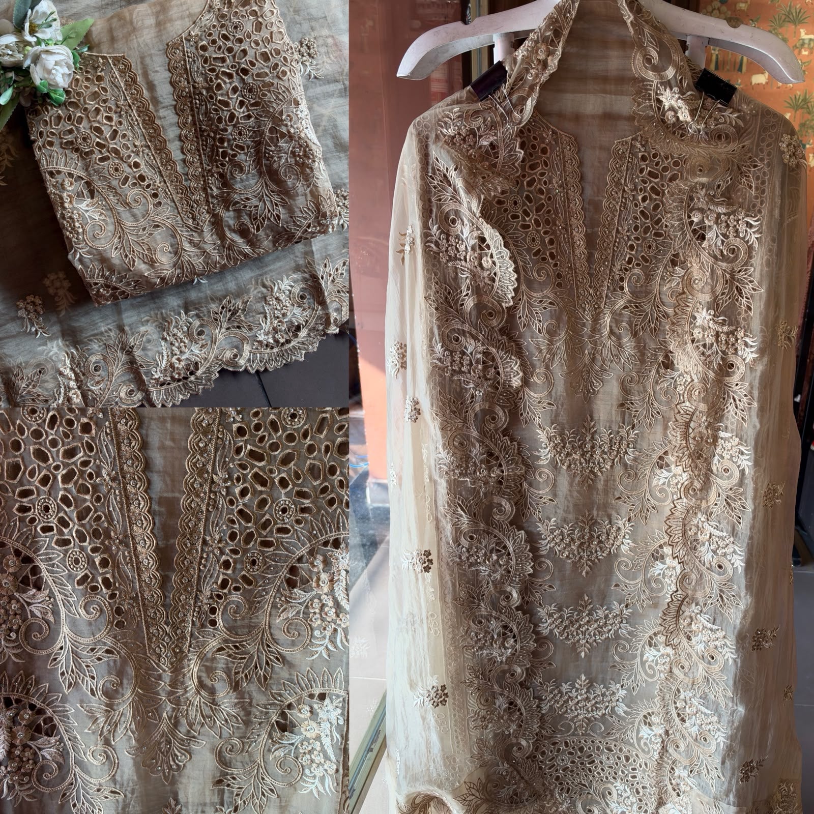 Designer Heavy Embroidered Pakistani Suit Set