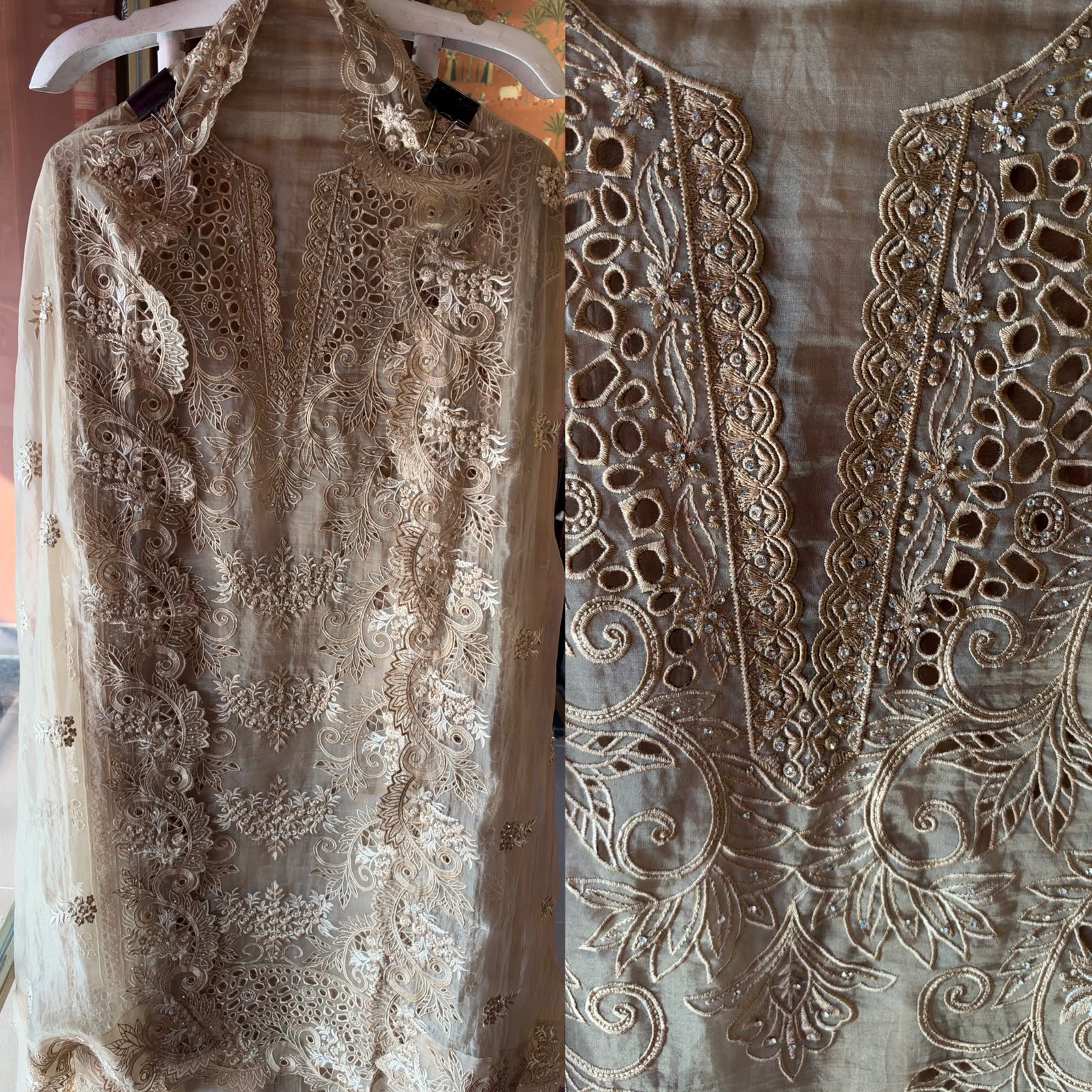 Designer Heavy Embroidered Pakistani Suit Set