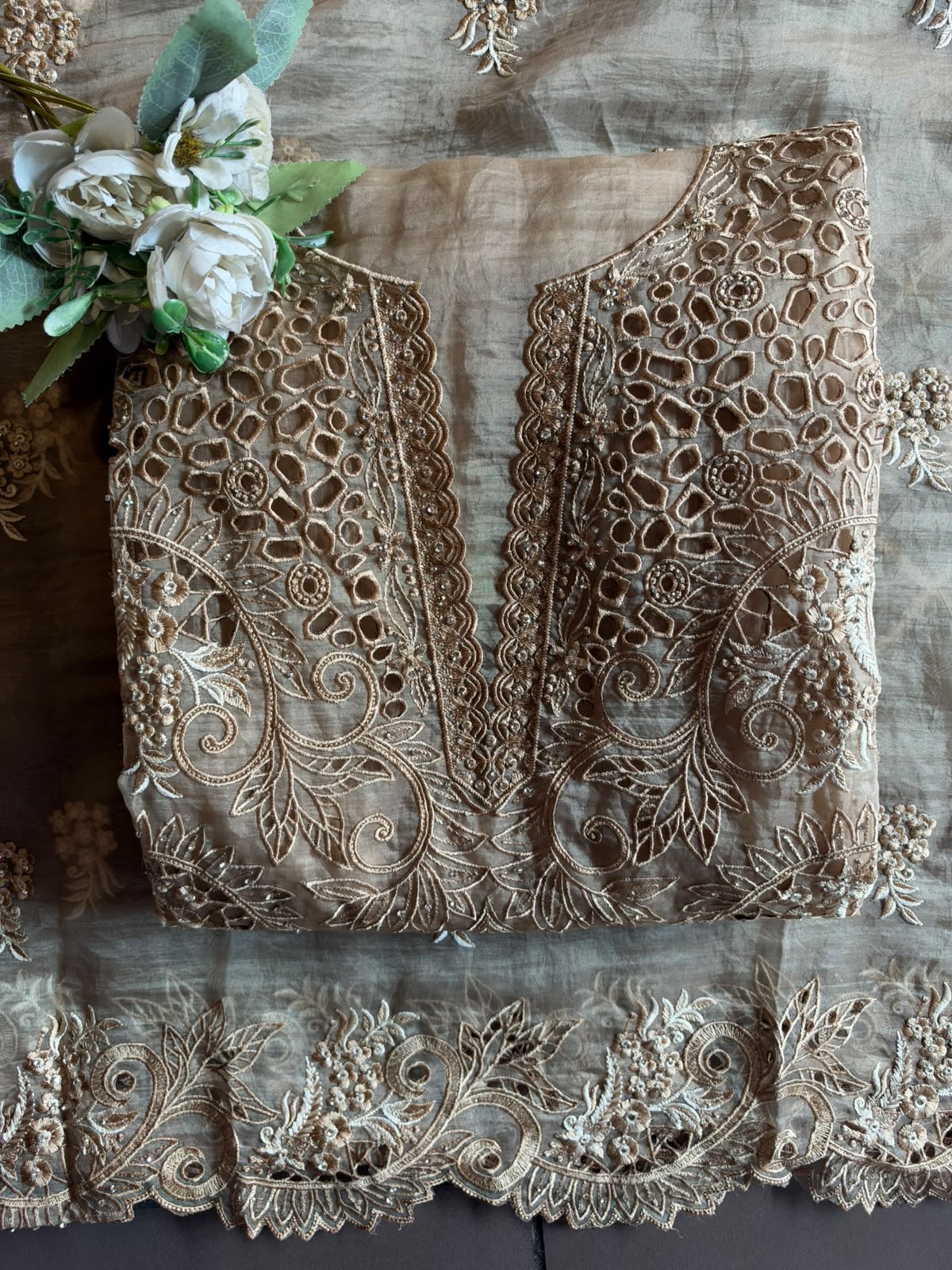 Designer Heavy Embroidered Pakistani Suit Set