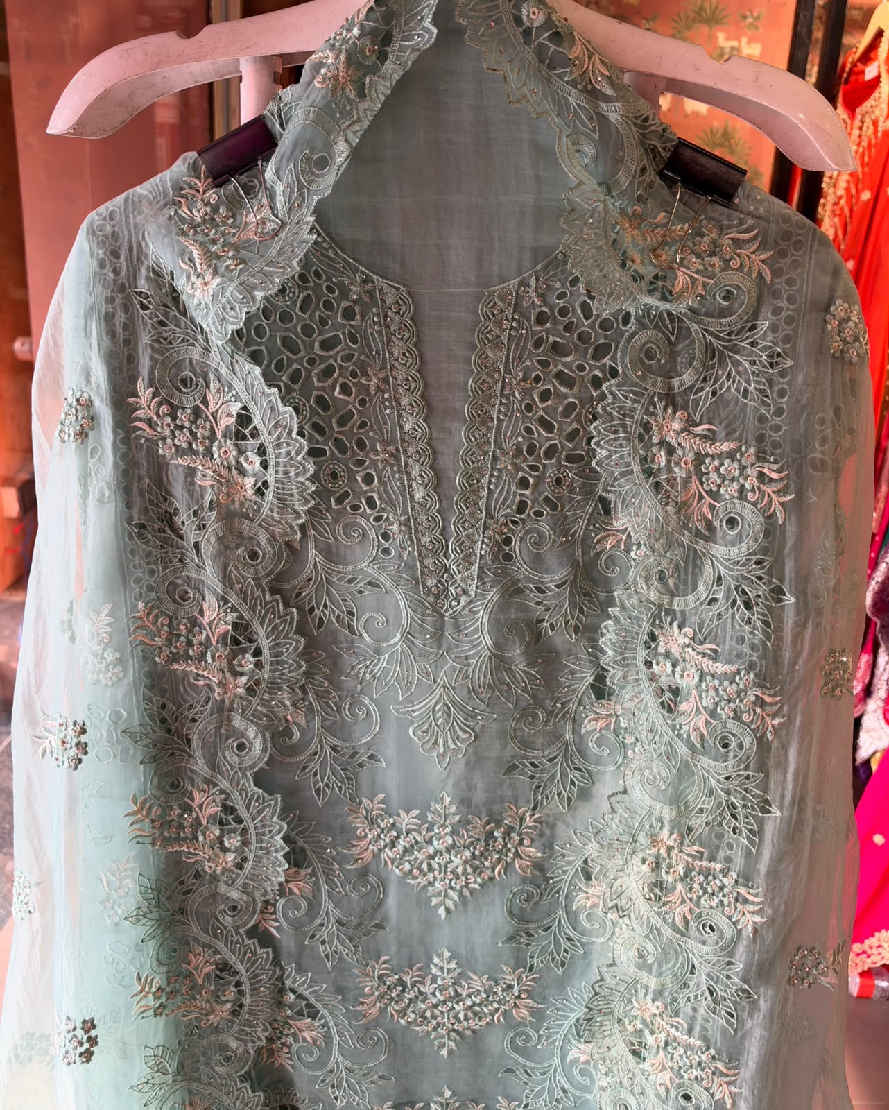 Designer Heavy Embroidered Pakistani Suit Set