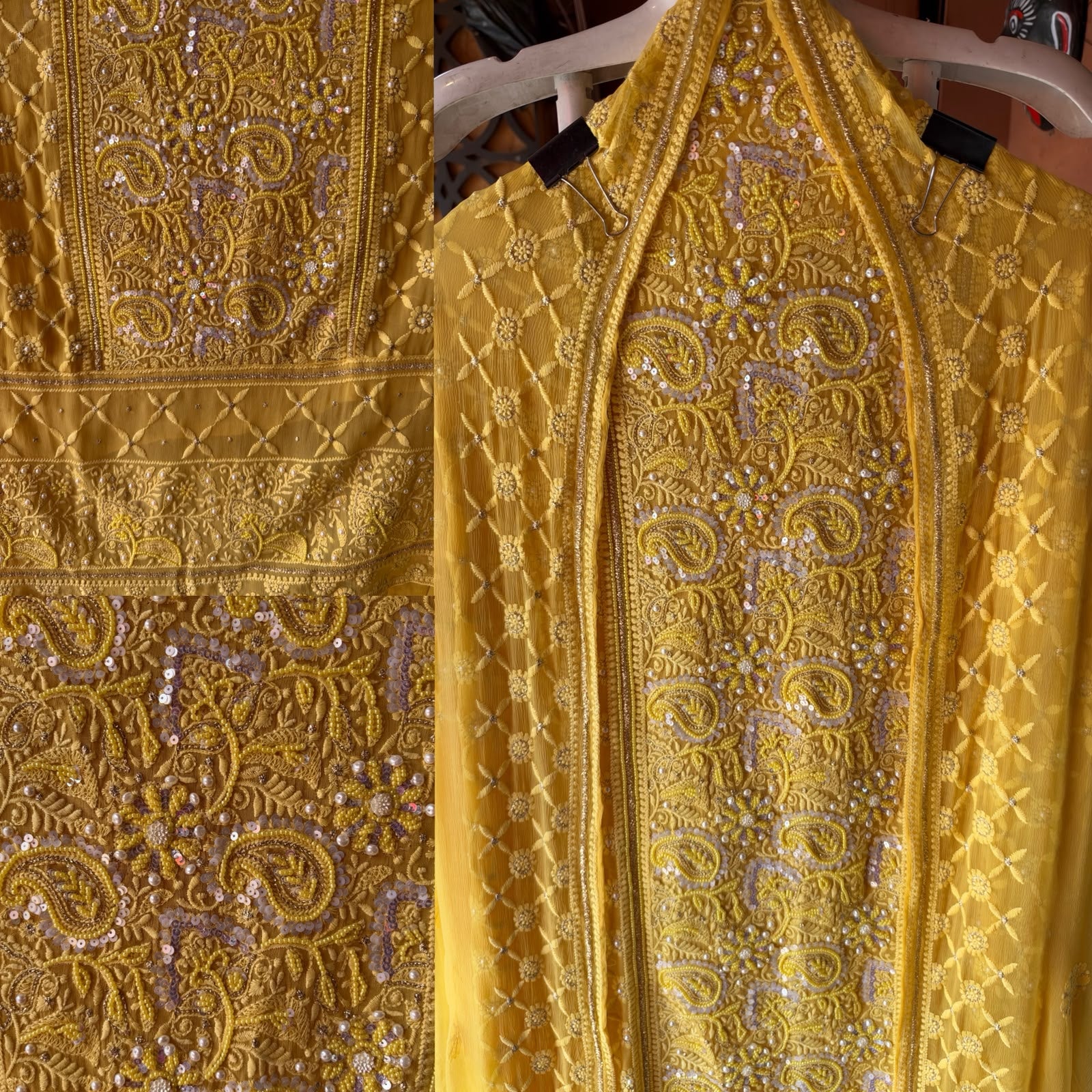 Pure Georgette Unstitched shirt