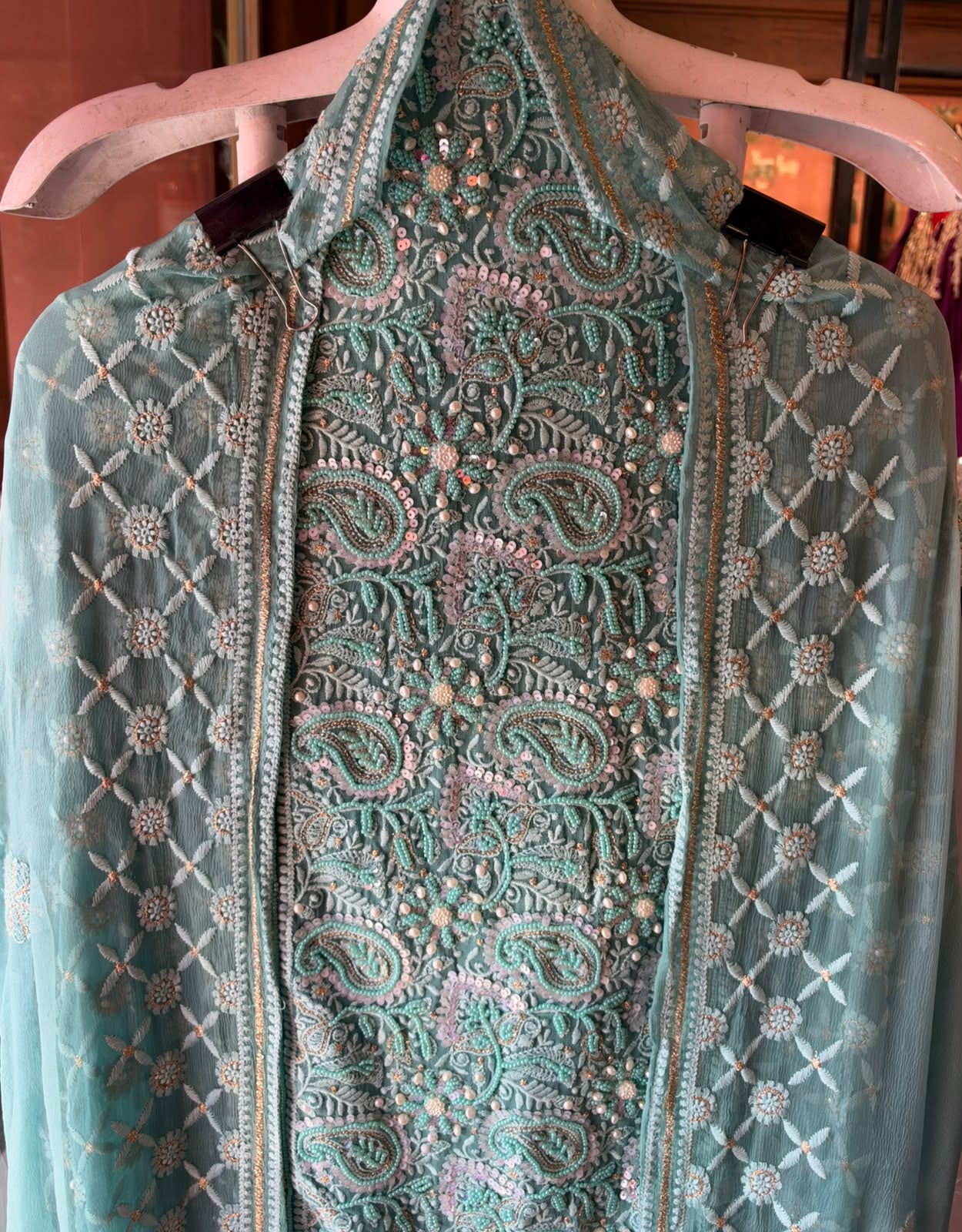 Pure Georgette Unstitched shirt