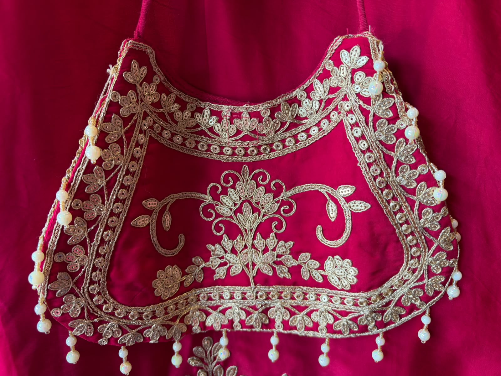 Embroidered designer Suit Set on PURE SATIN SILK