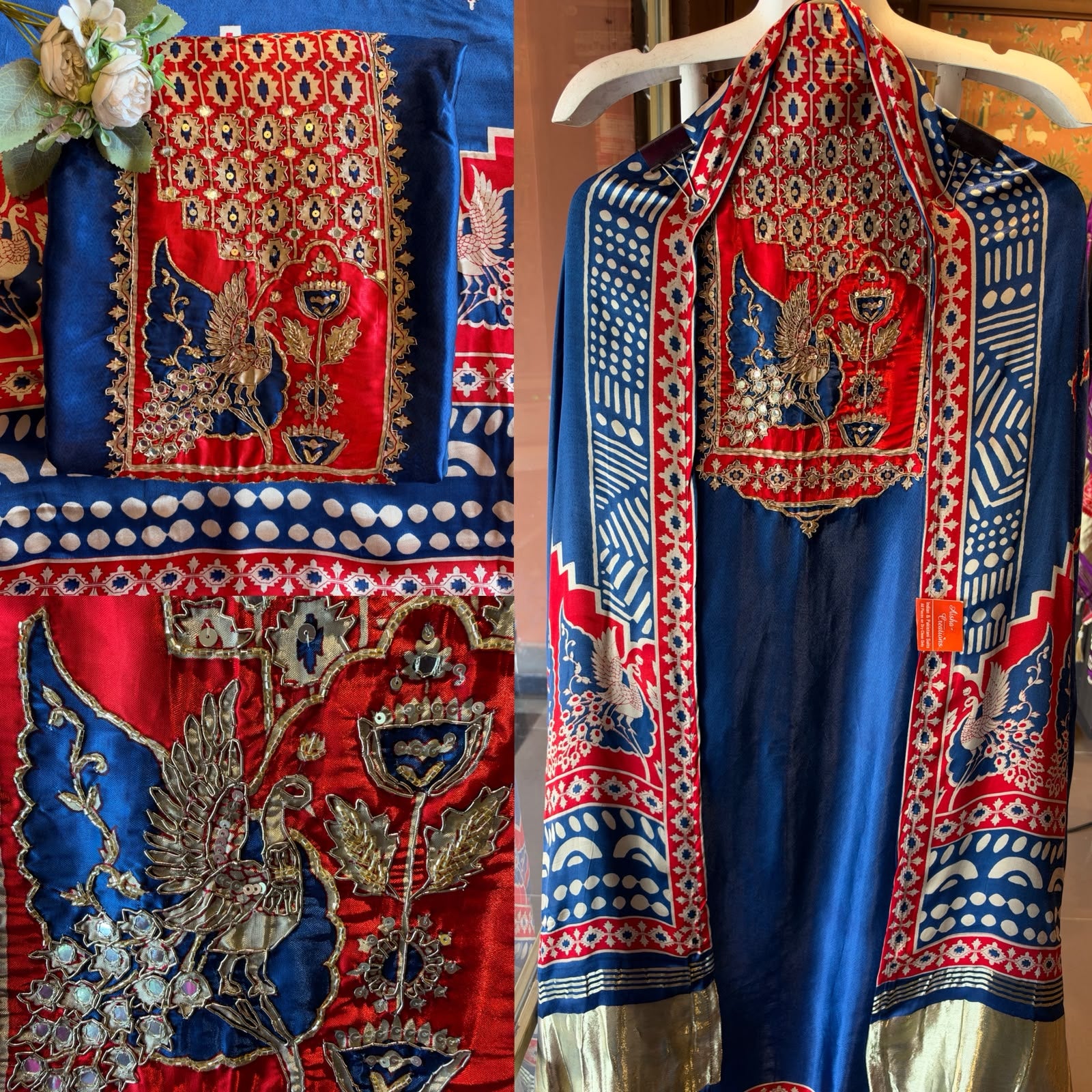 Premium GAJJI Silk unstitched suit