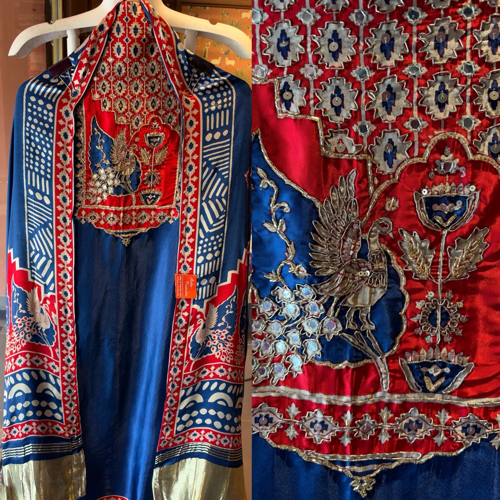 Premium GAJJI Silk unstitched suit