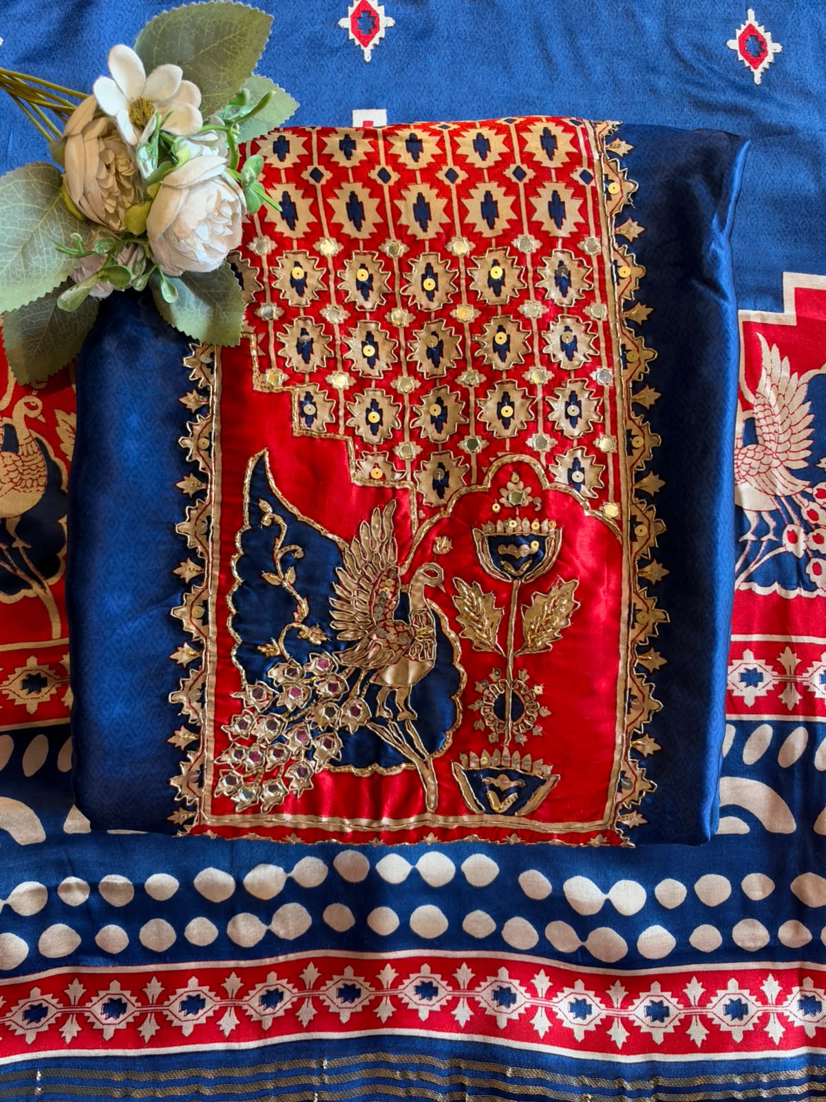 Premium GAJJI Silk unstitched suit