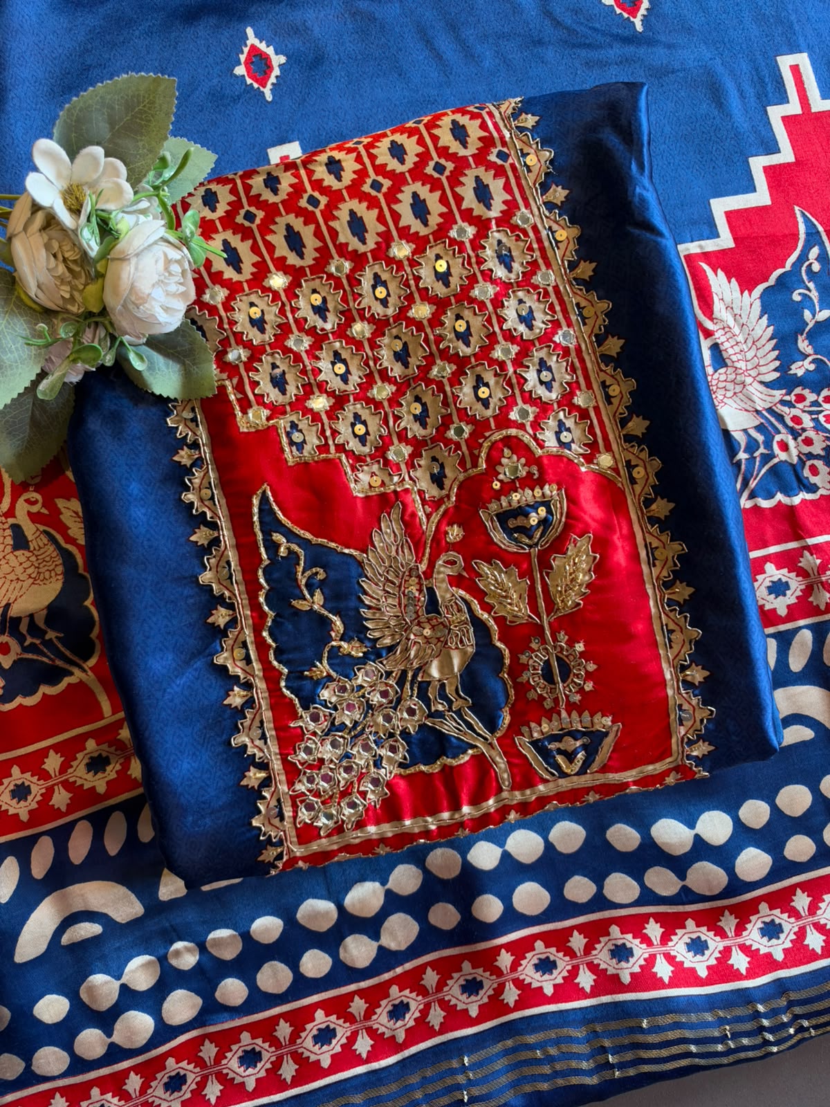 Premium GAJJI Silk unstitched suit