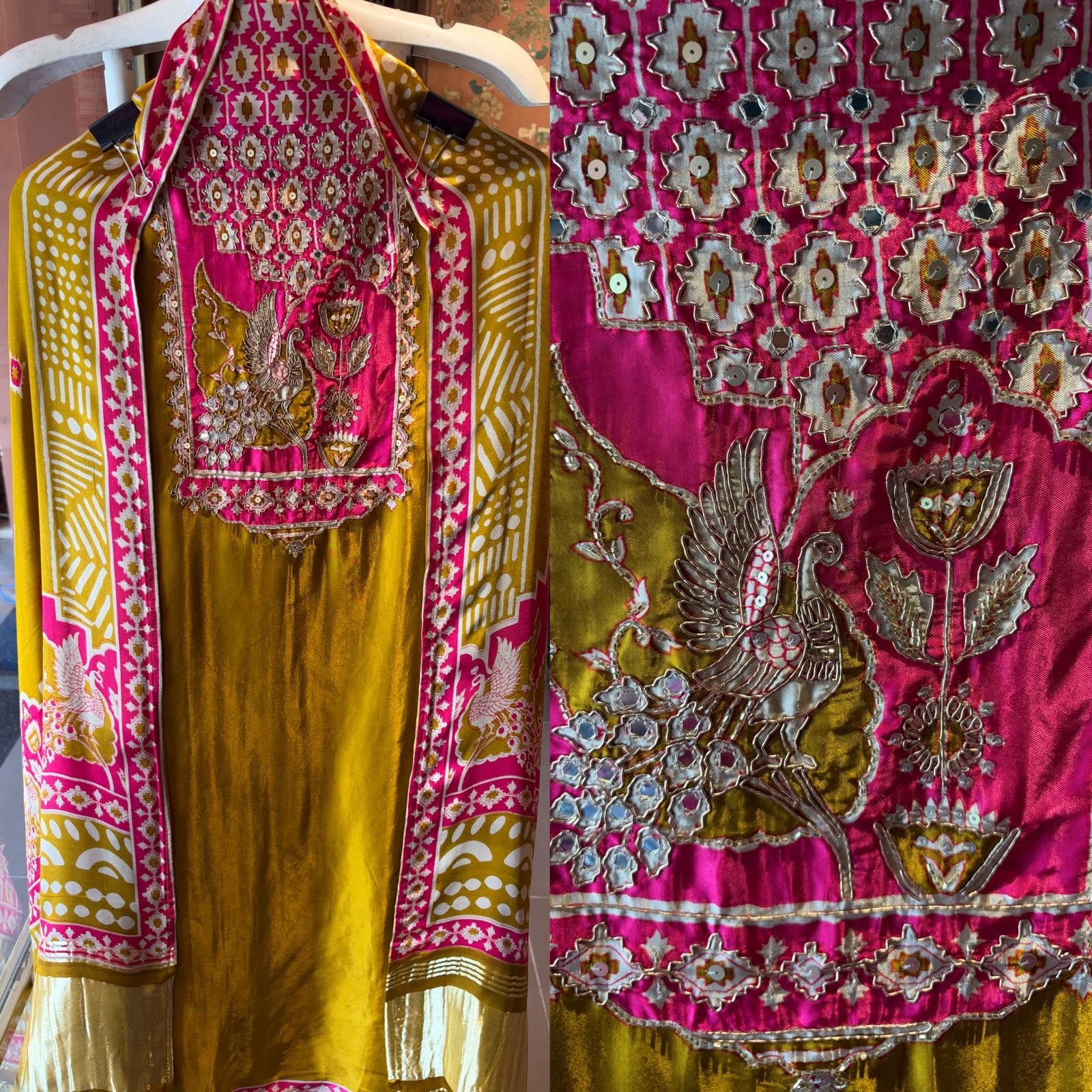Premium GAJJI Silk unstitched suit