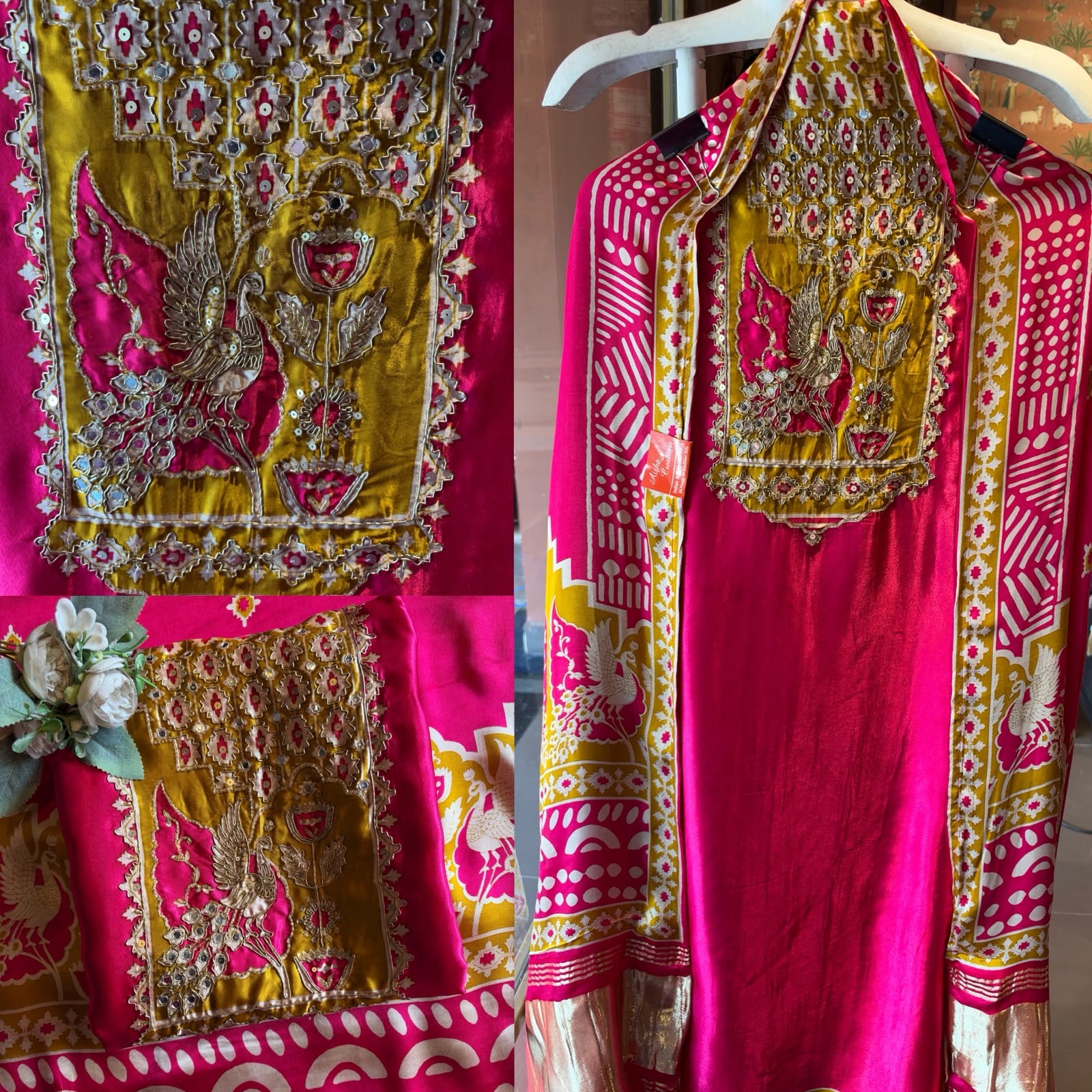 Premium GAJJI Silk unstitched suit