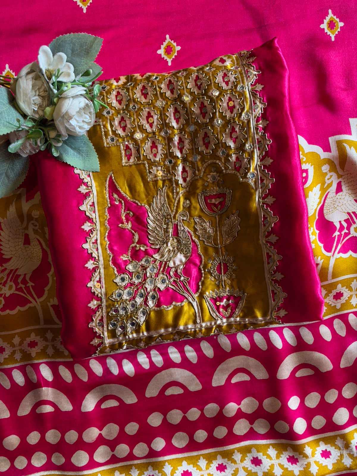Premium GAJJI Silk unstitched suit