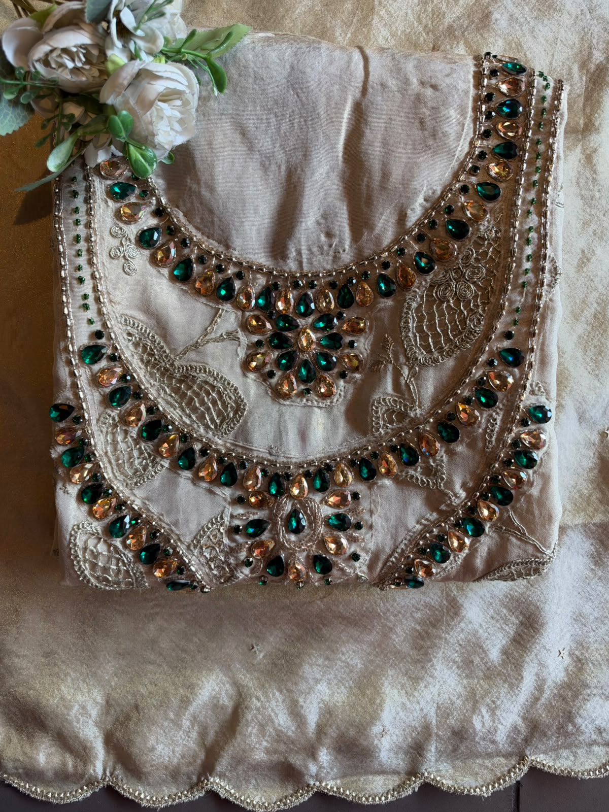 Jewel embellished designer  Statement Suit set