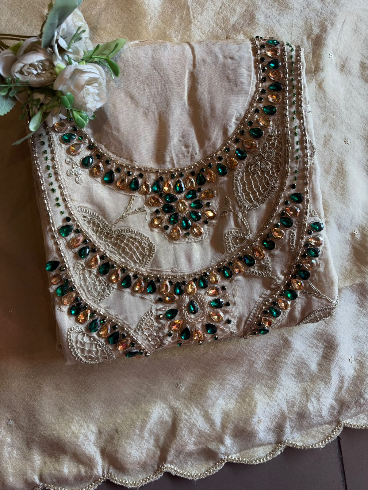 Jewel embellished designer  Statement Suit set