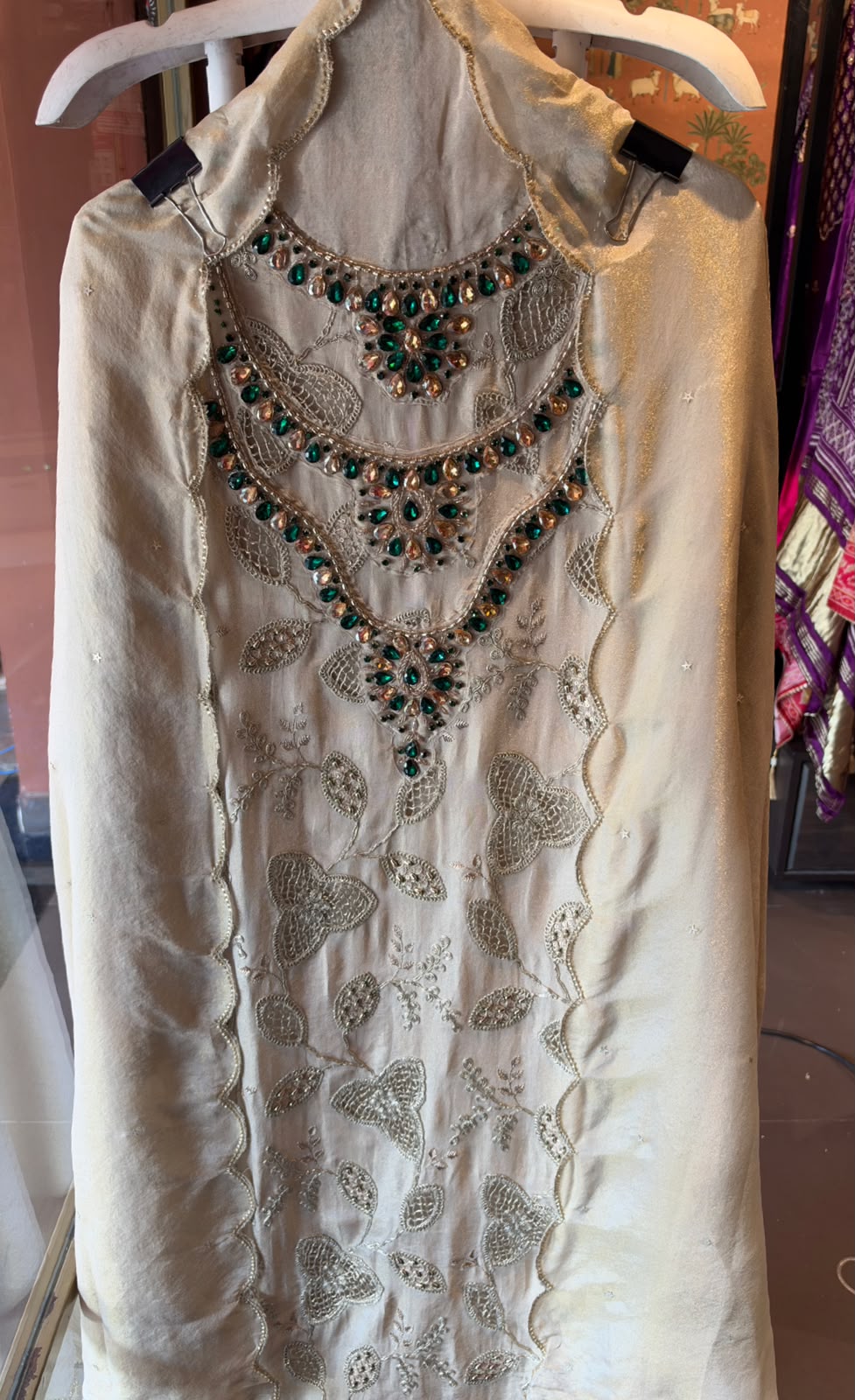 Jewel embellished designer  Statement Suit set