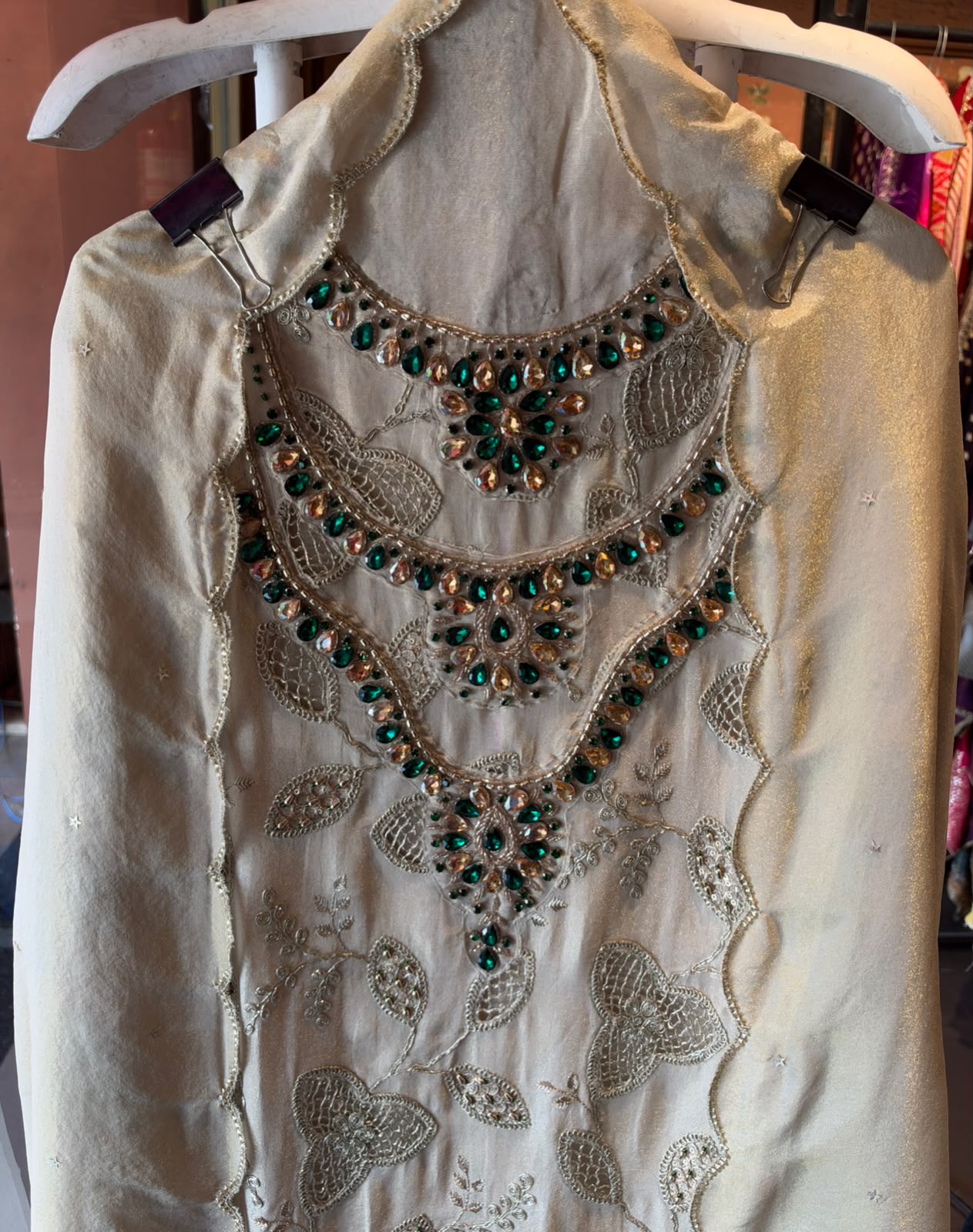 Jewel embellished designer  Statement Suit set