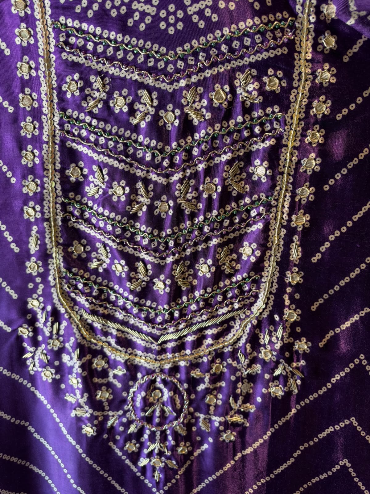 Pure GAJJI silk unstitched suit