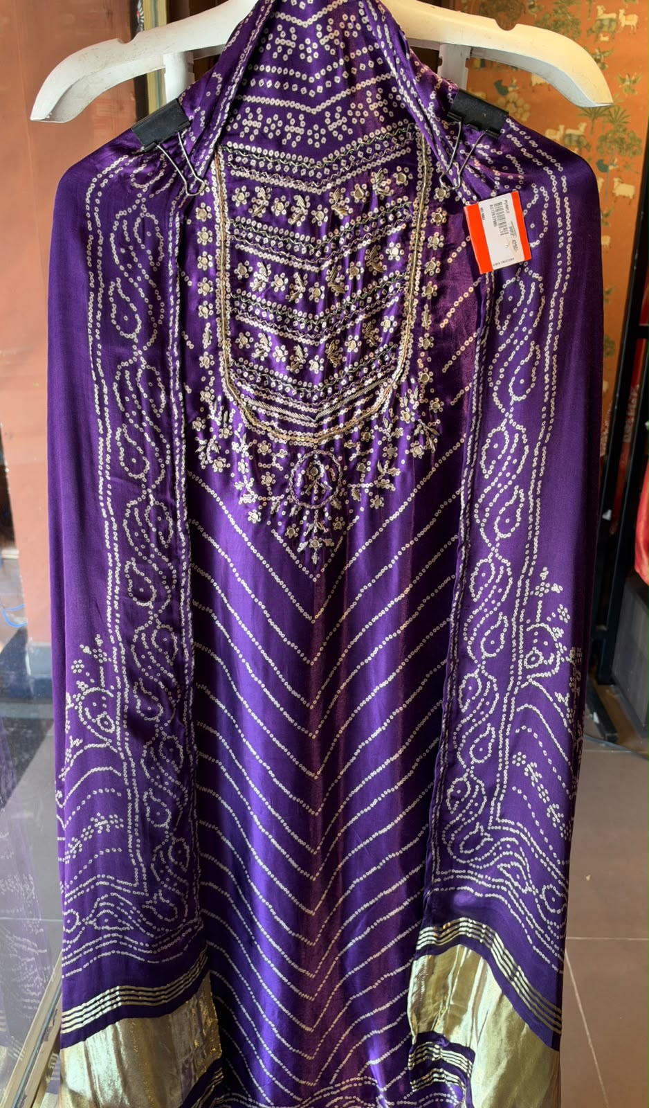 Pure GAJJI silk unstitched suit