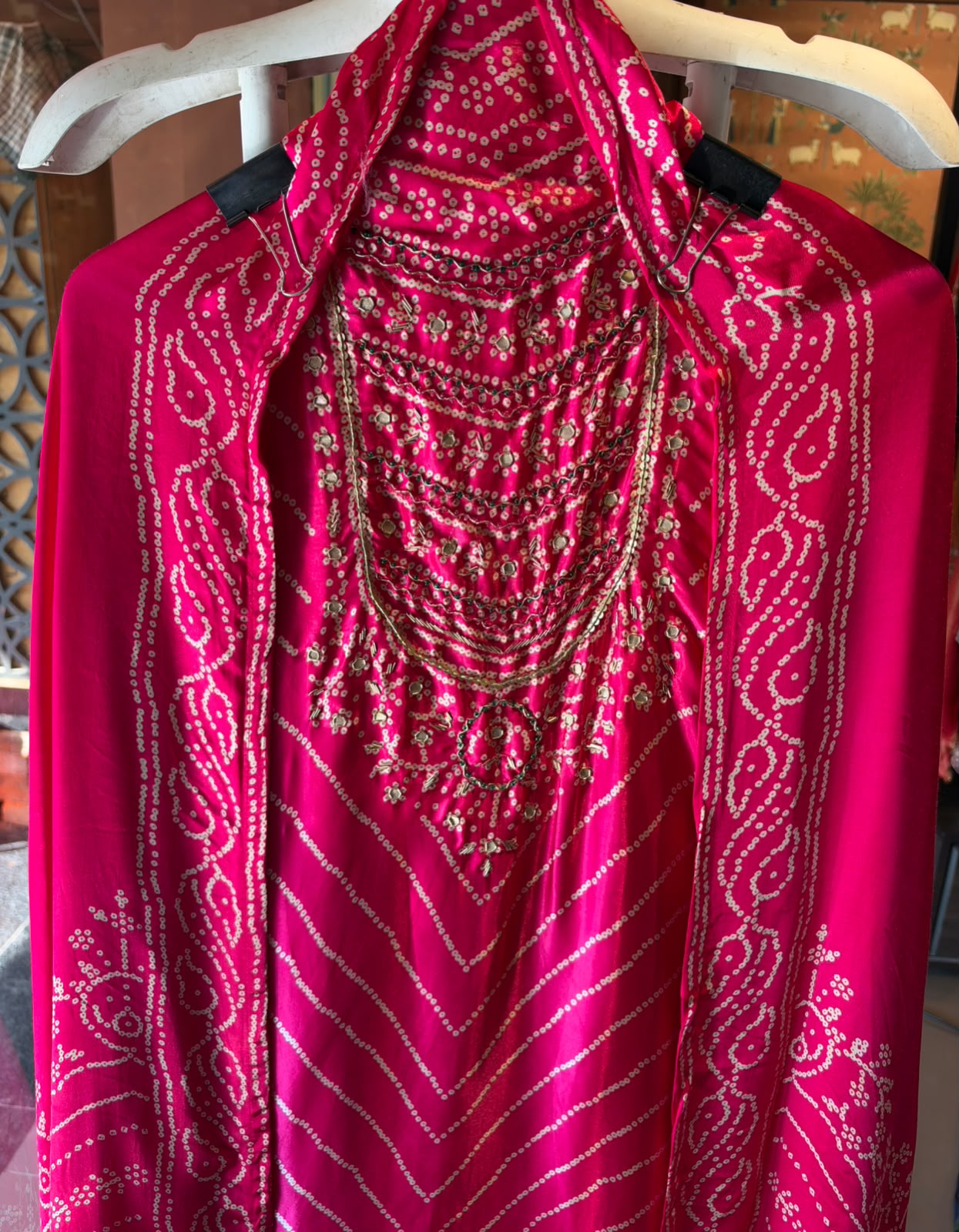 Pure GAJJI silk unstitched suit