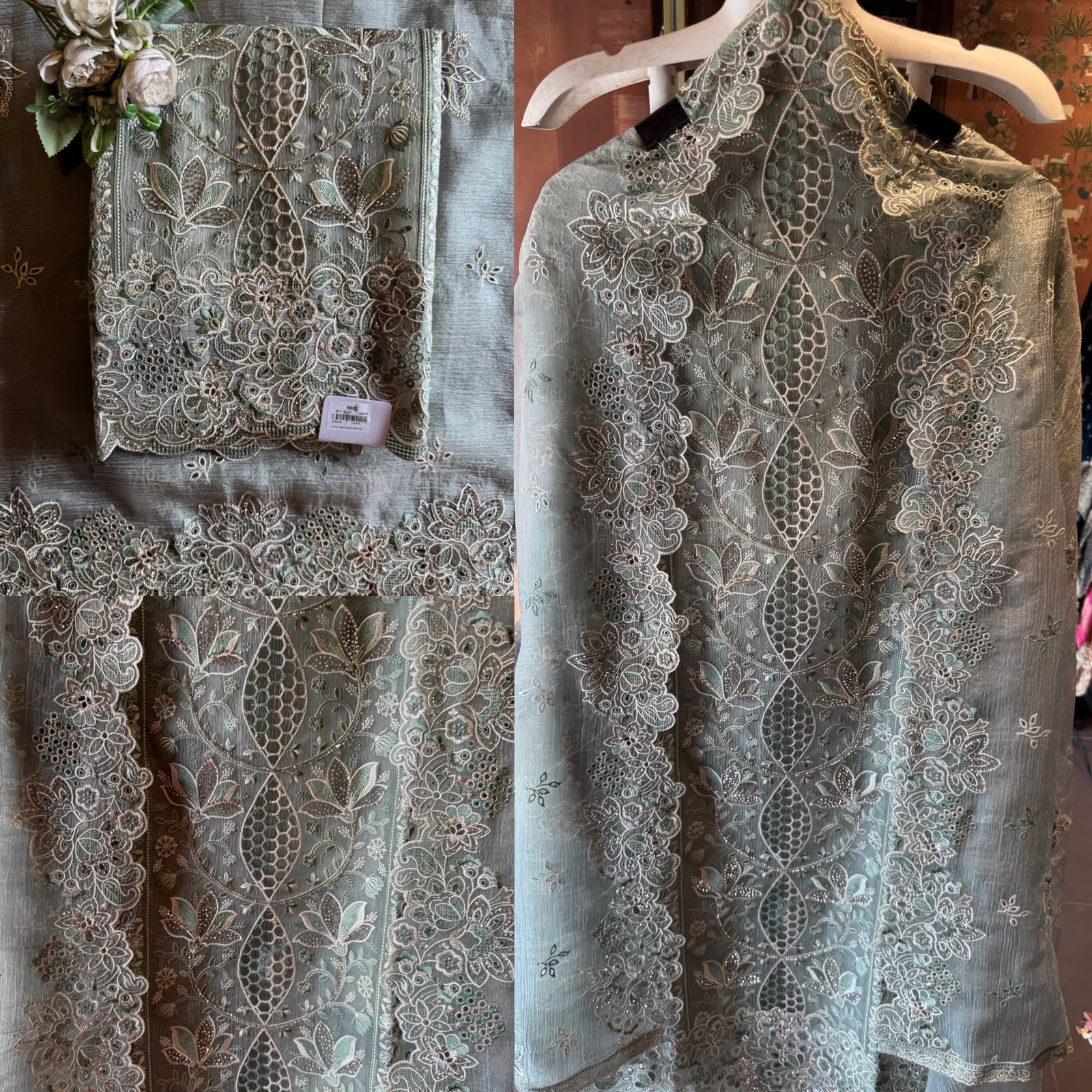 Designer Heavy Embroidered Pakistani Suit Set