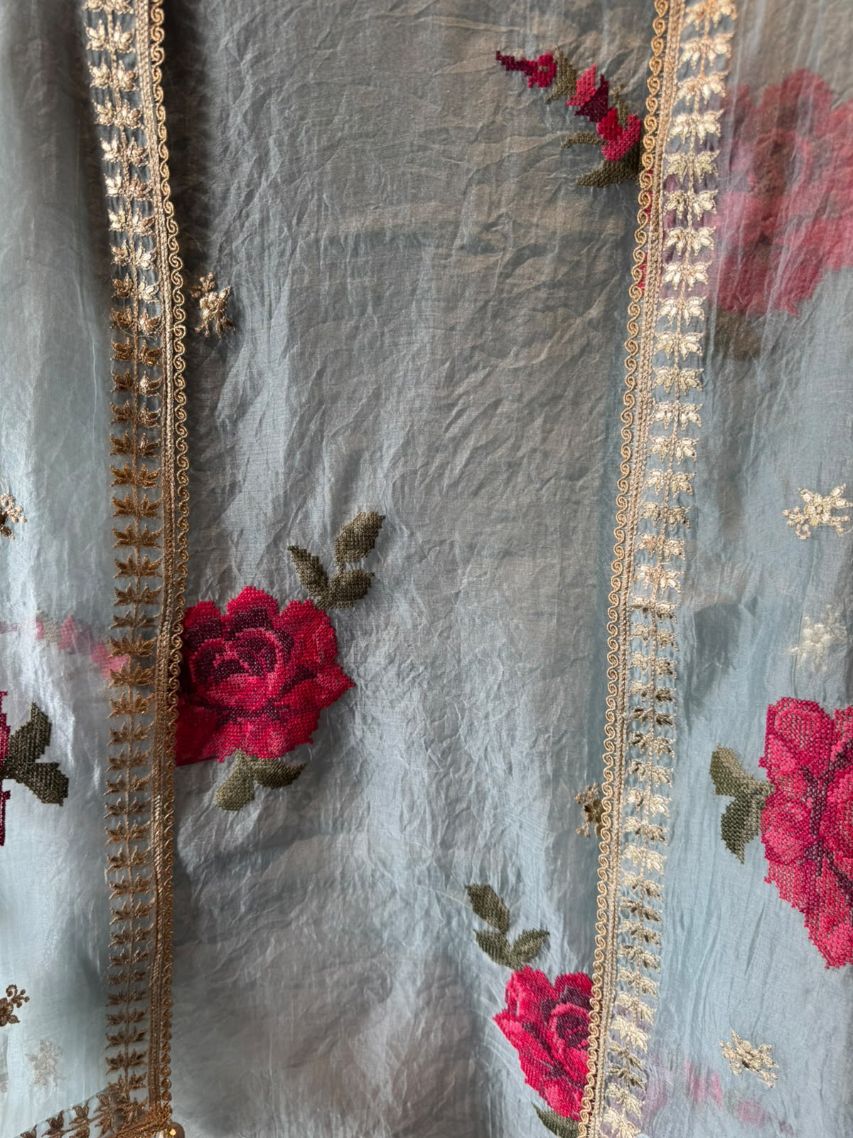 Rose Embroidered Suit