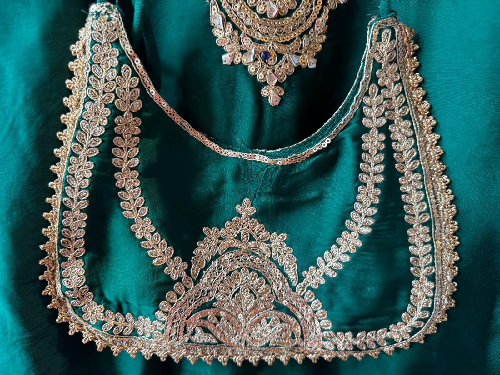 Heavy Embroidered Suit Set
