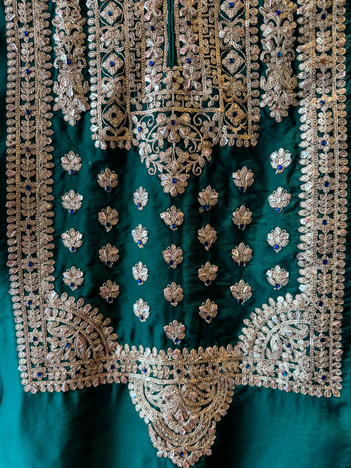 Heavy Embroidered Suit Set