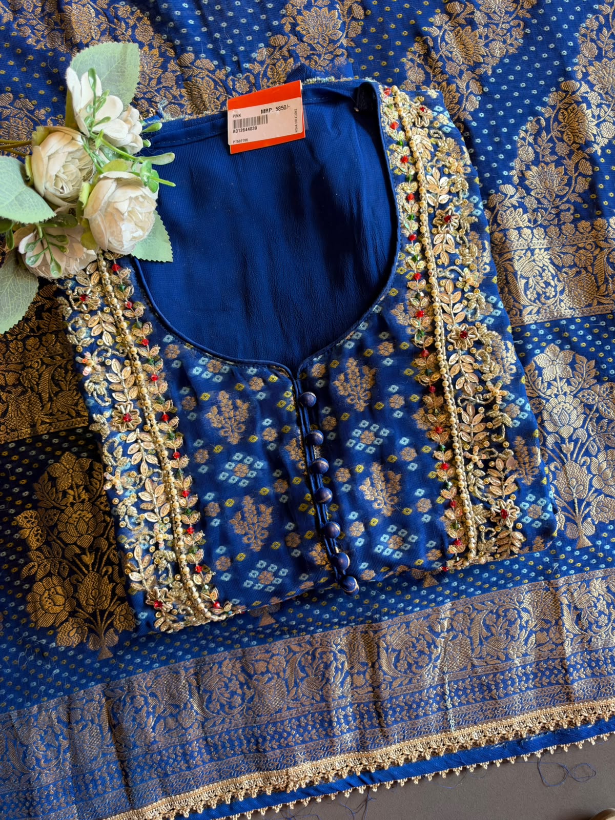 Khaddi Georgette  Banarasi Suit Set