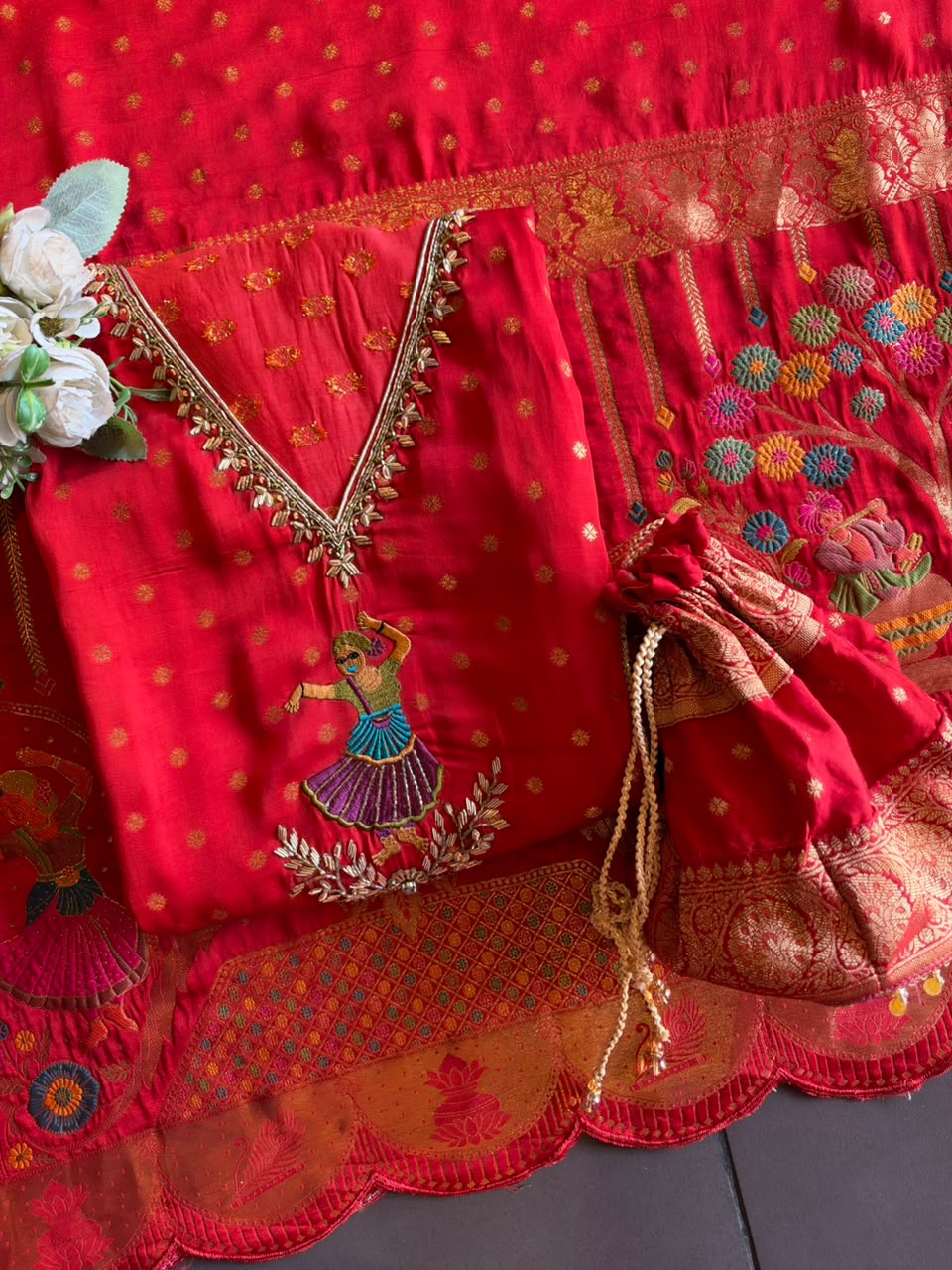 Traditional Embroidered Suit Set