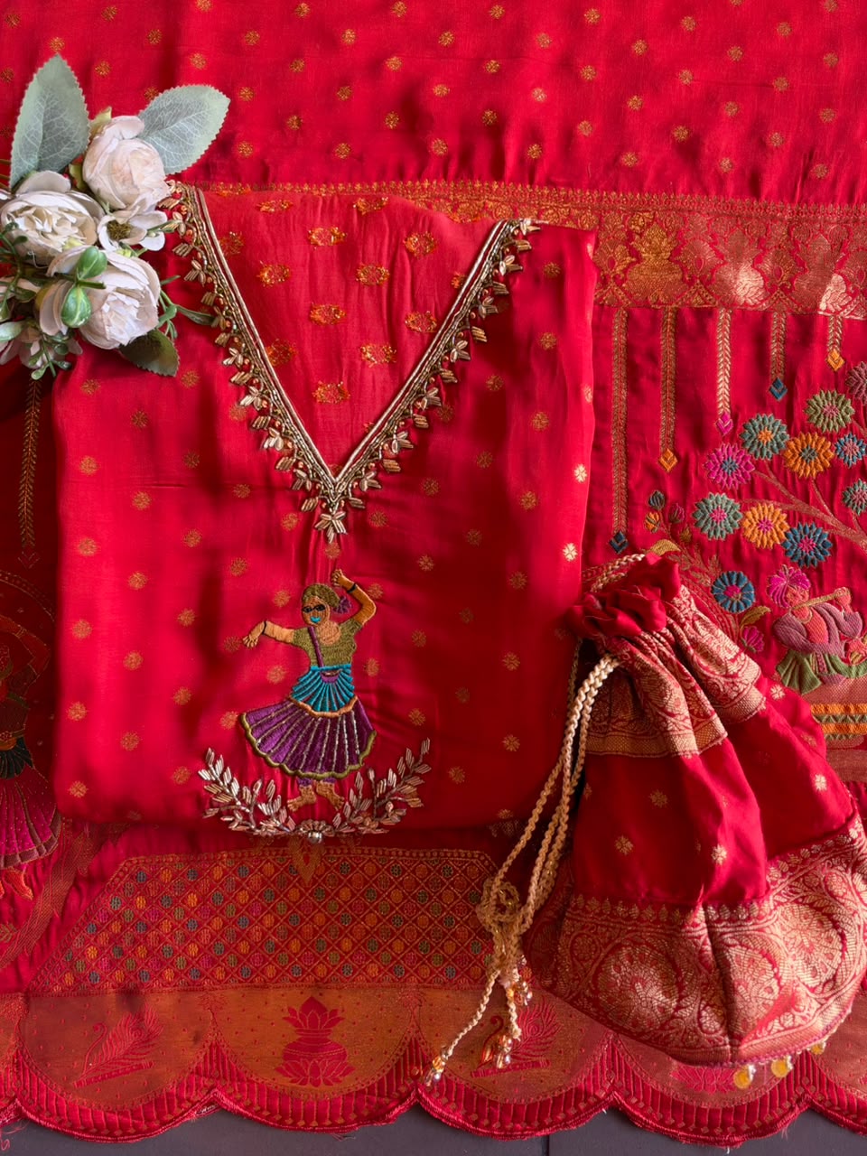 Traditional Embroidered Suit Set