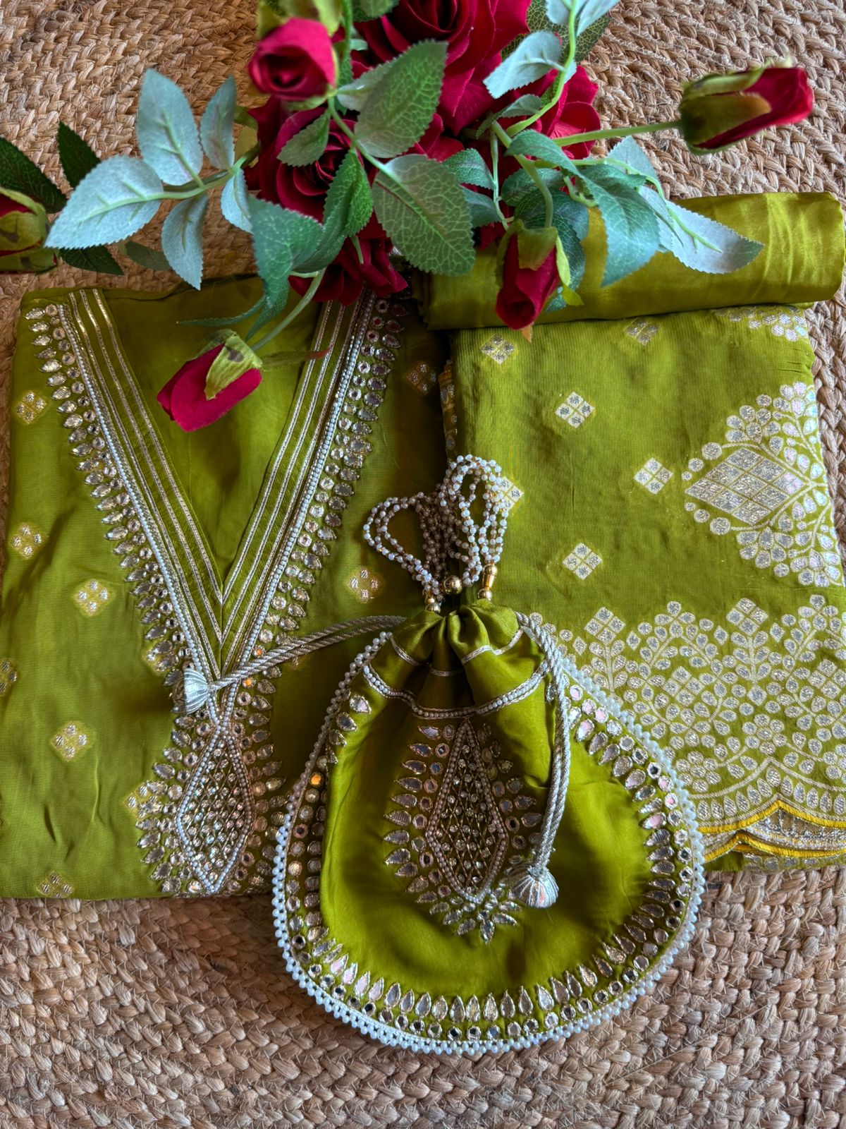 NEW FESTIVE COLLECTION  Banarsi Georgette  Unstitched suits pieces