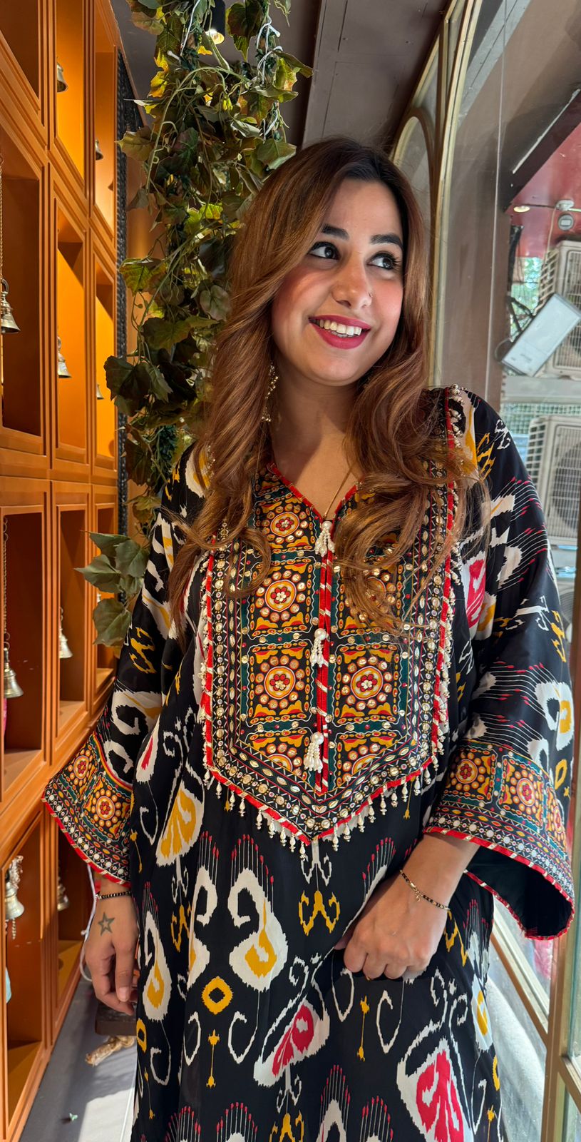 SHOP OUR NEW DESIGN IN STITCHED COLLECTION WITH IKKAT PRINT