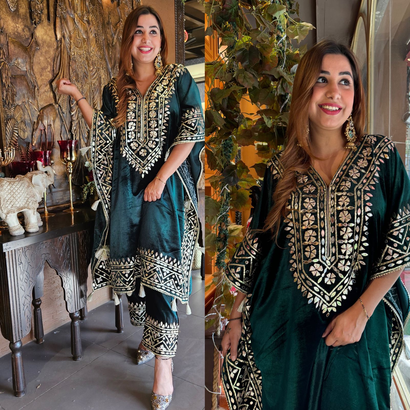 Shop Our Latest launch of Velvet kaaftan this winter season