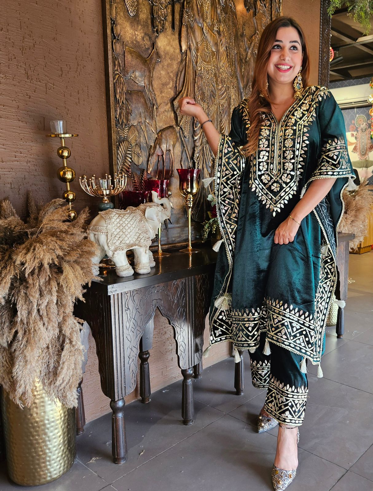 Shop Our Latest launch of Velvet kaaftan this winter season