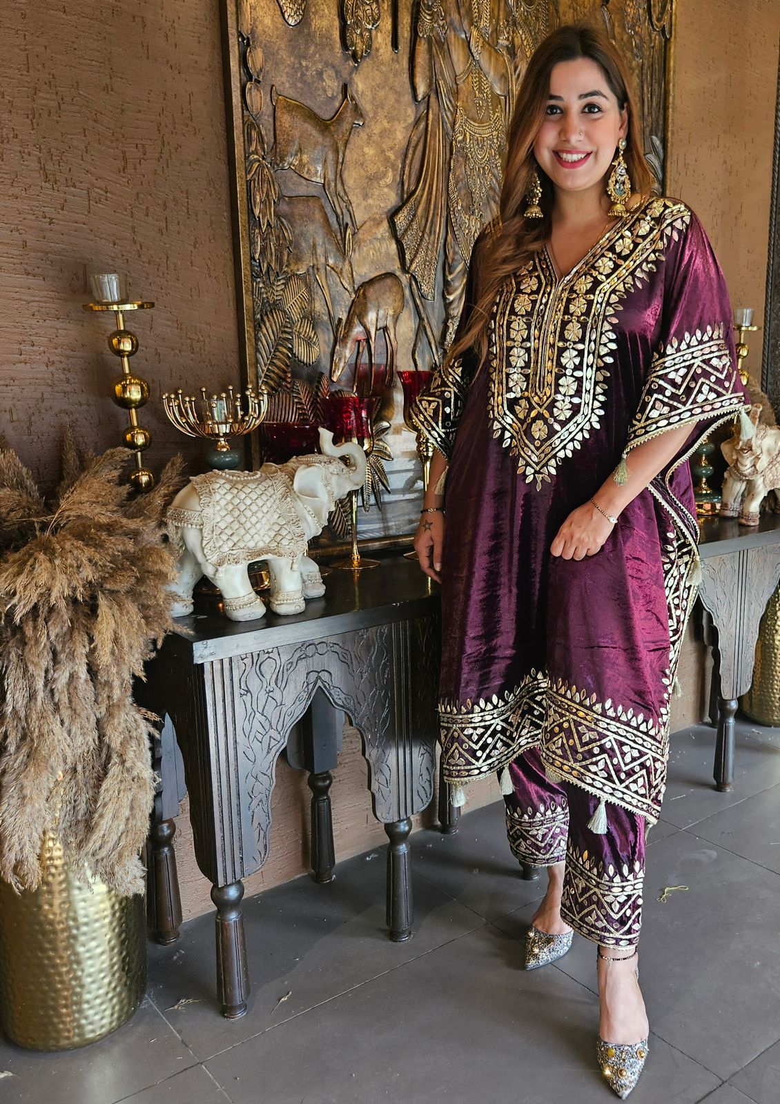 Shop Our Latest launch of Velvet kaaftan this winter season