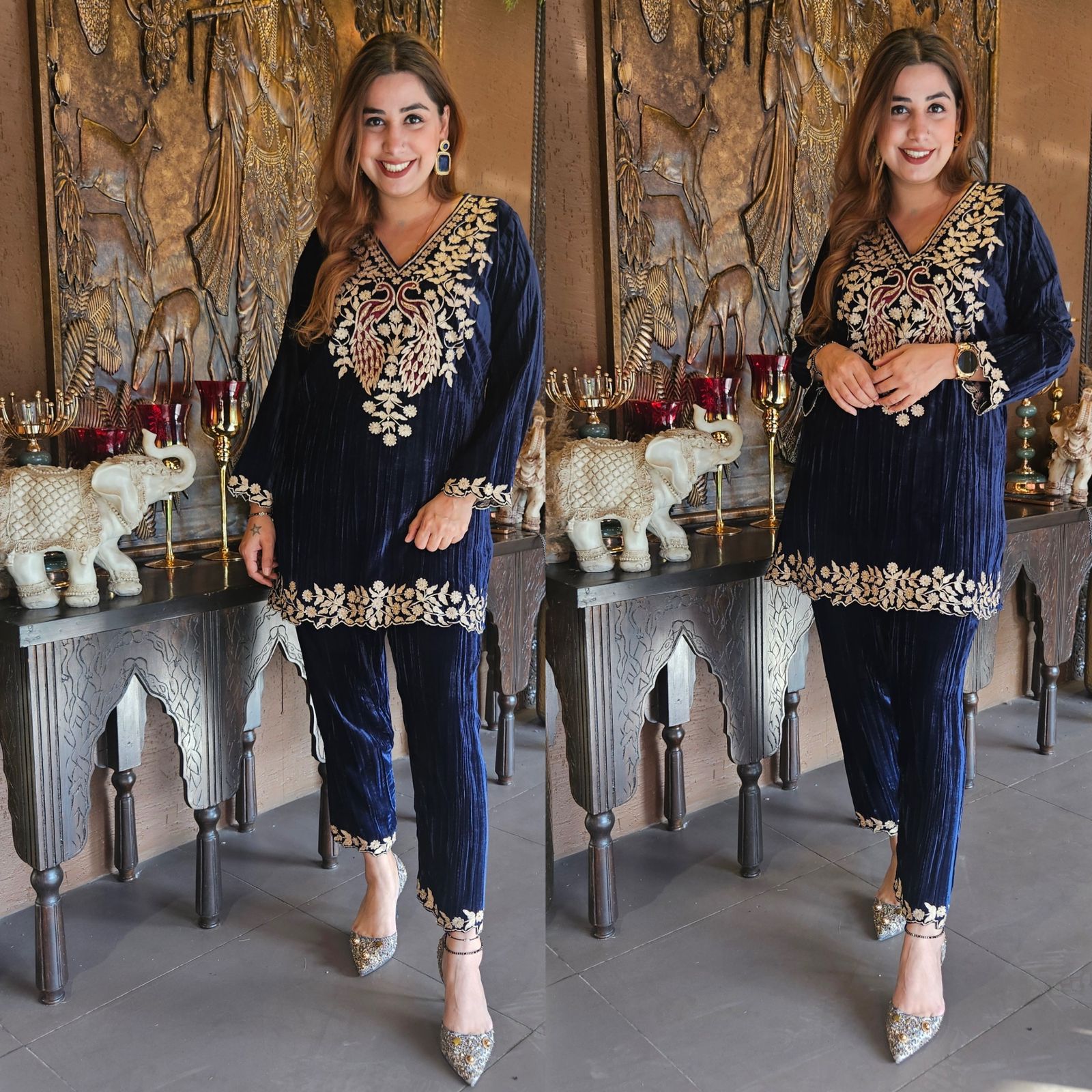 Shop our Latest launch of VELVET COORD SET