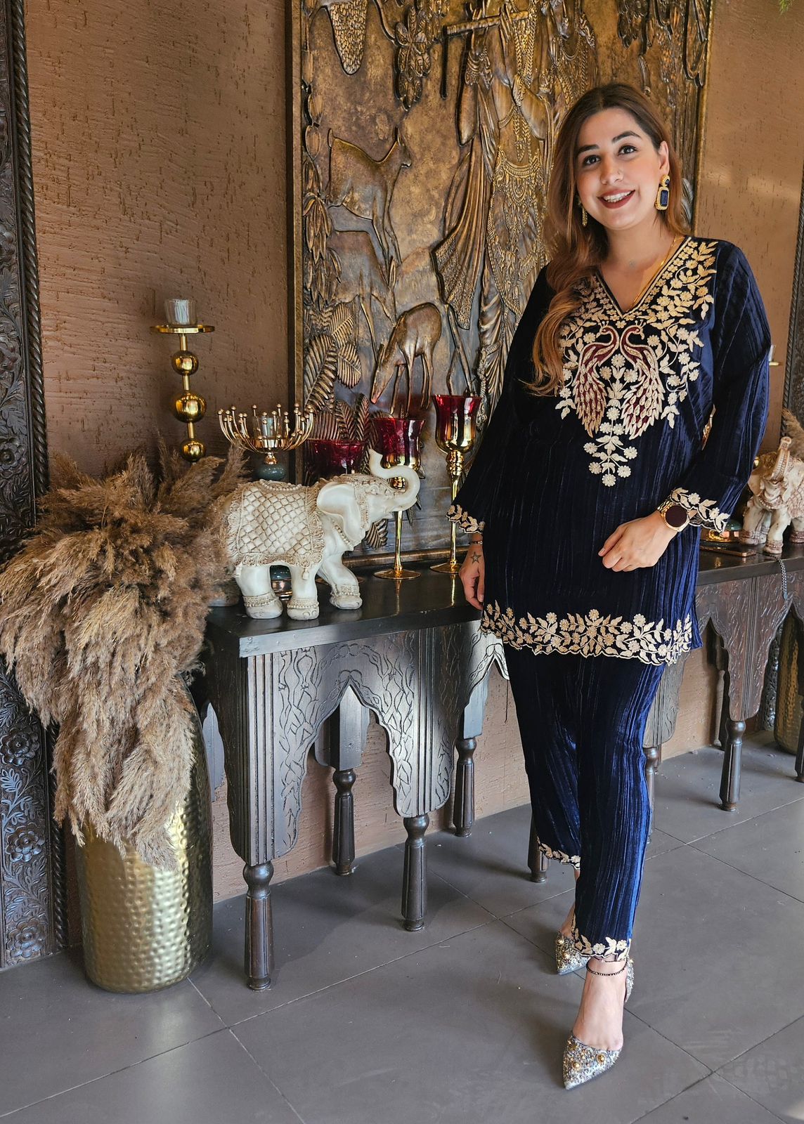 Shop our Latest launch of VELVET COORD SET