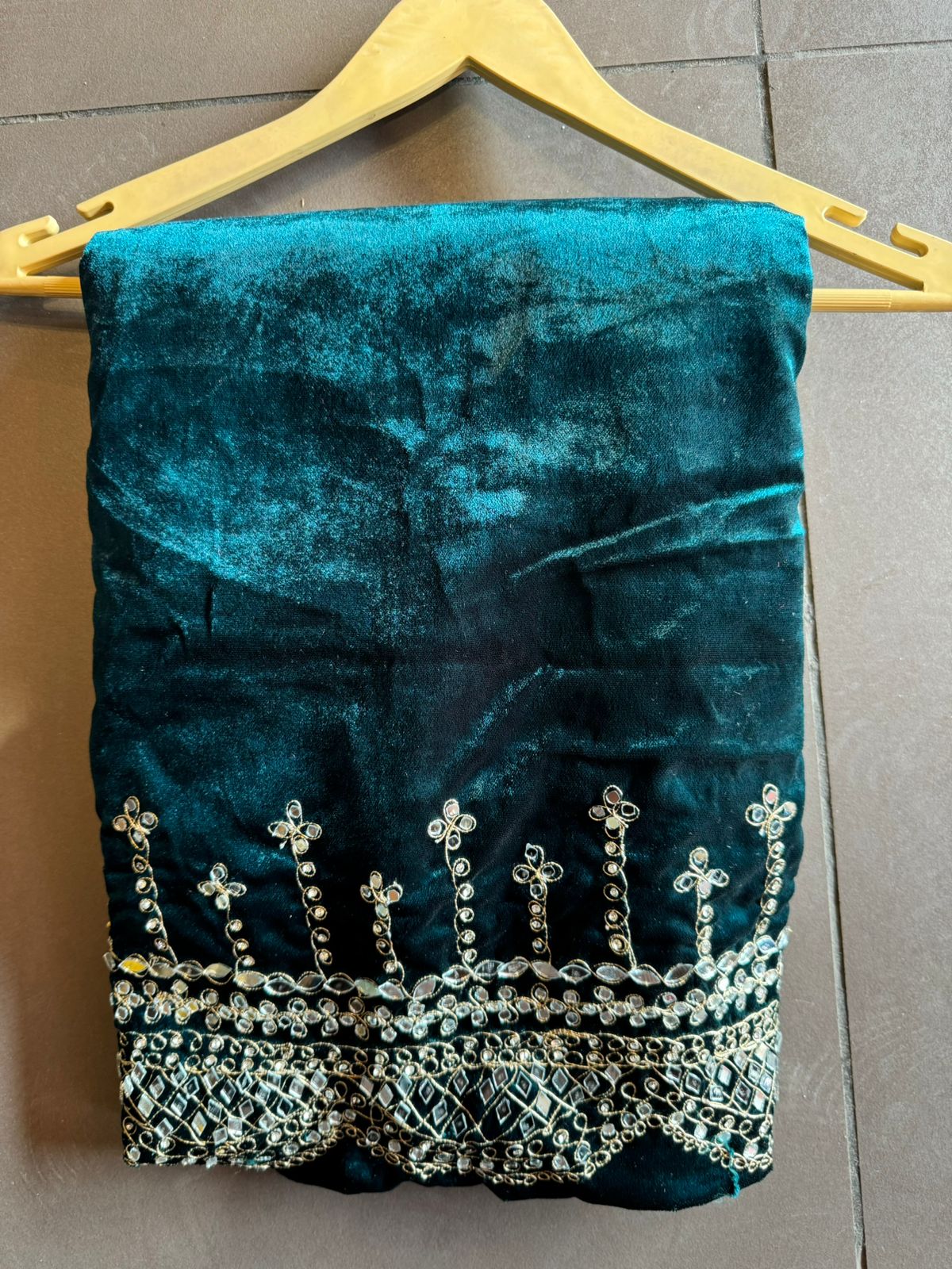 Pure micro velvet plain shirt