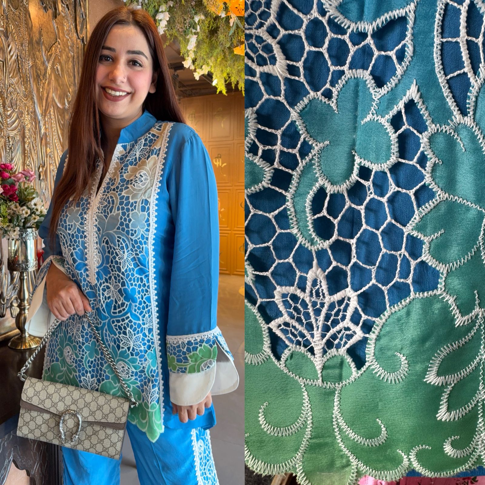 Pure Crepe designer Coord Set