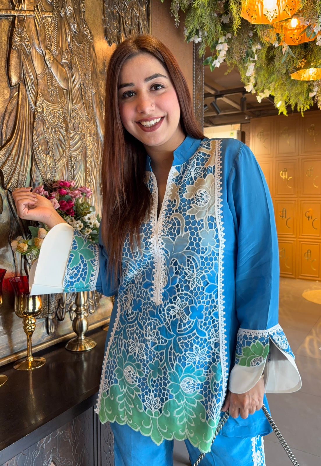 Pure Crepe designer Coord Set