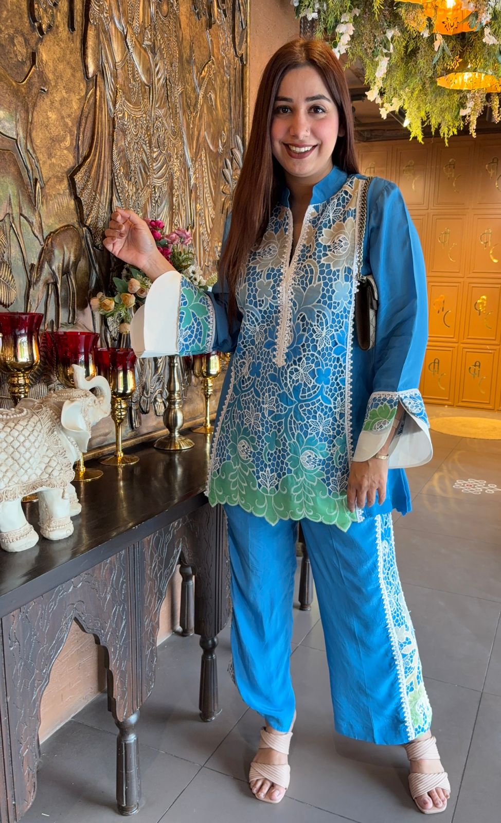 Pure Crepe designer Coord Set