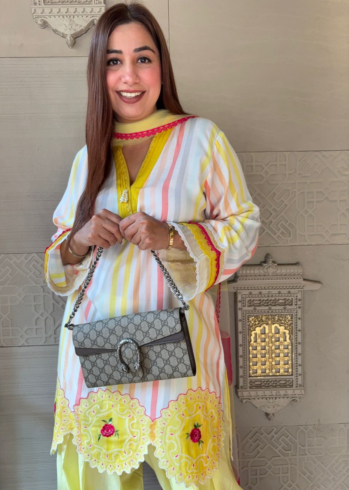 Soft Mul cotton Multi coloured stripes Shirt