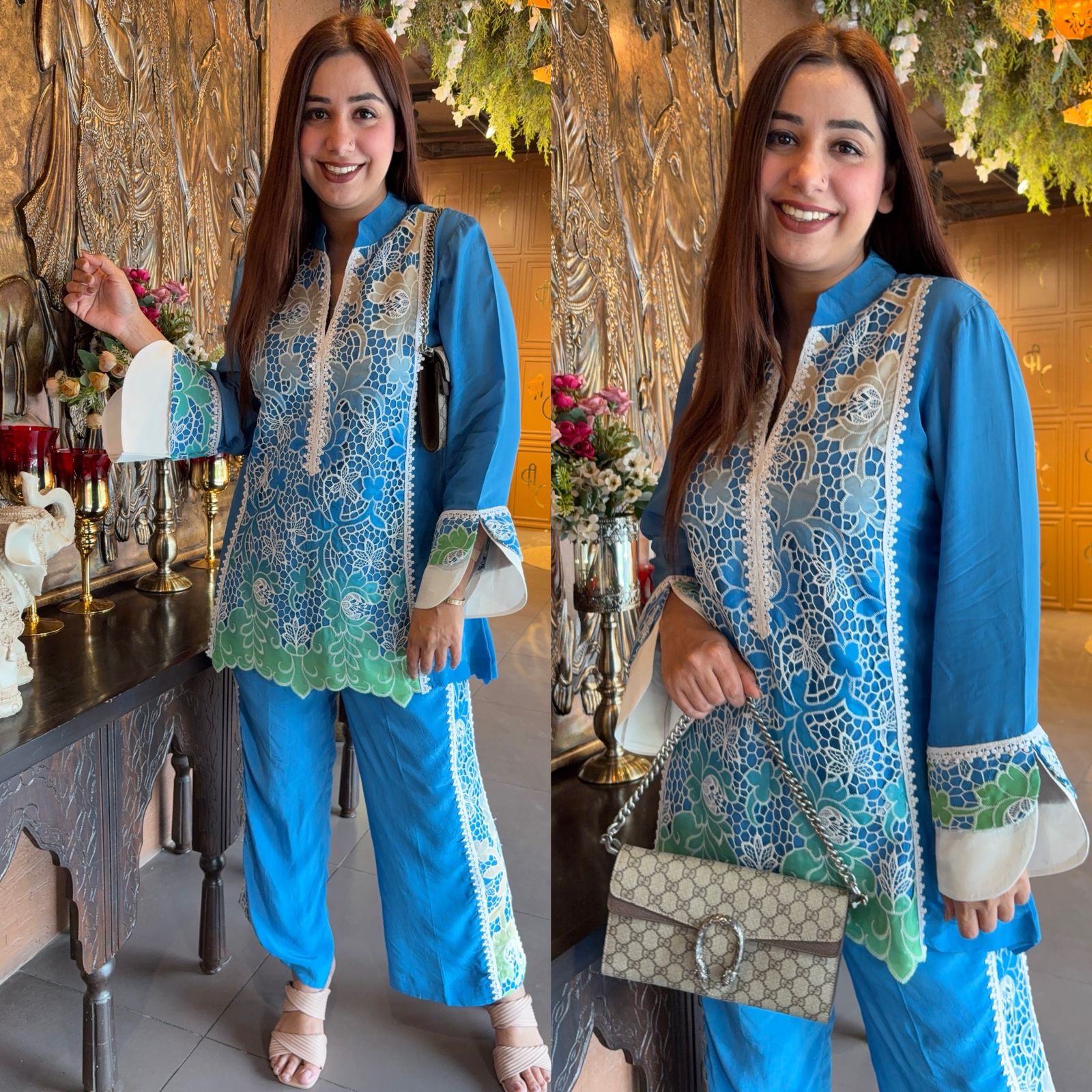 Pure Crepe designer Coord Set