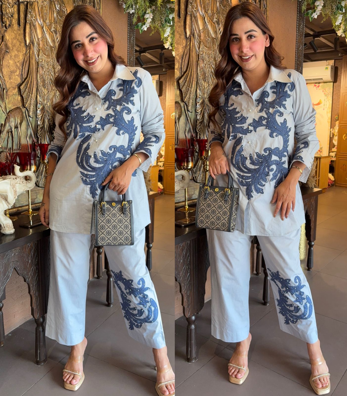 Pure cotton base of the shirt