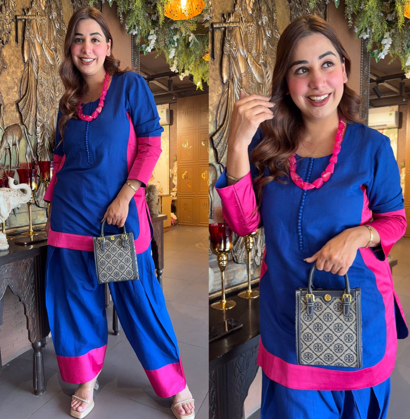 Pure cotton linen Coord set